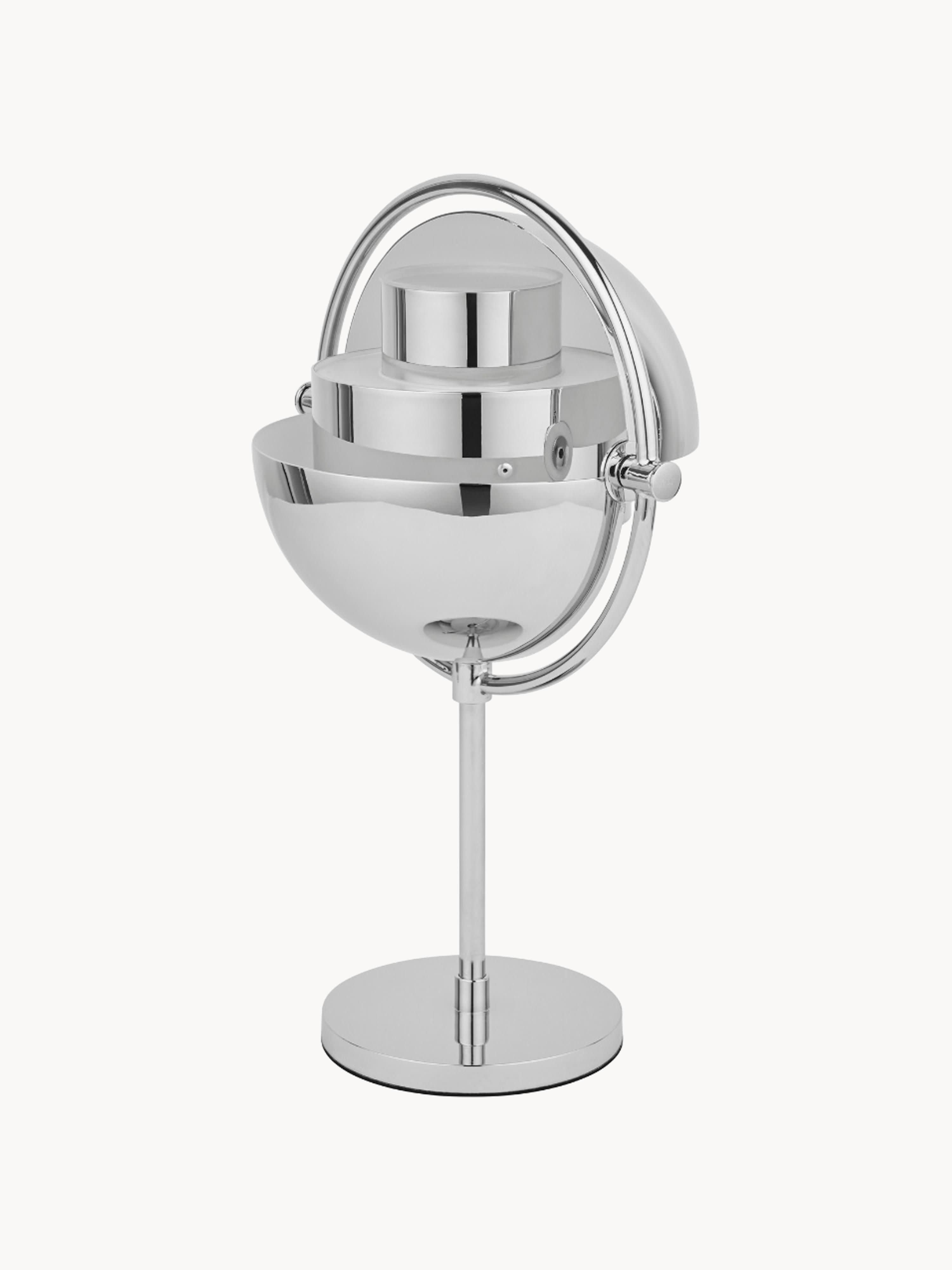 Lampe à poser mobile Egil, intensité ajustable - Argenté, haute brillance