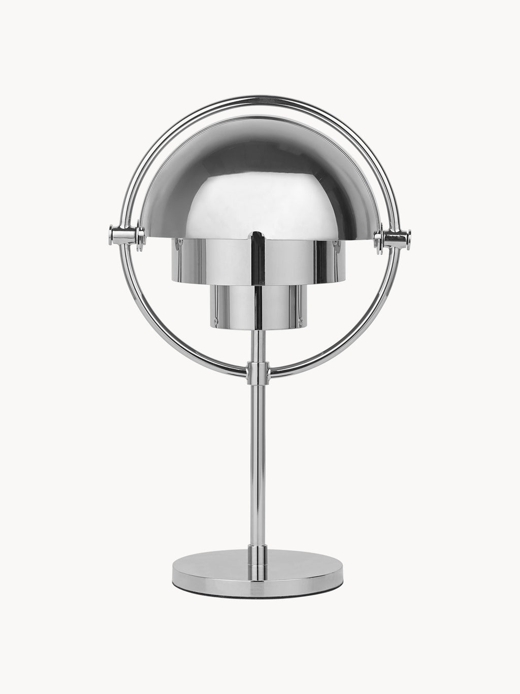 Lampe à poser mobile Egil, intensité ajustable - Argenté, haute brillance