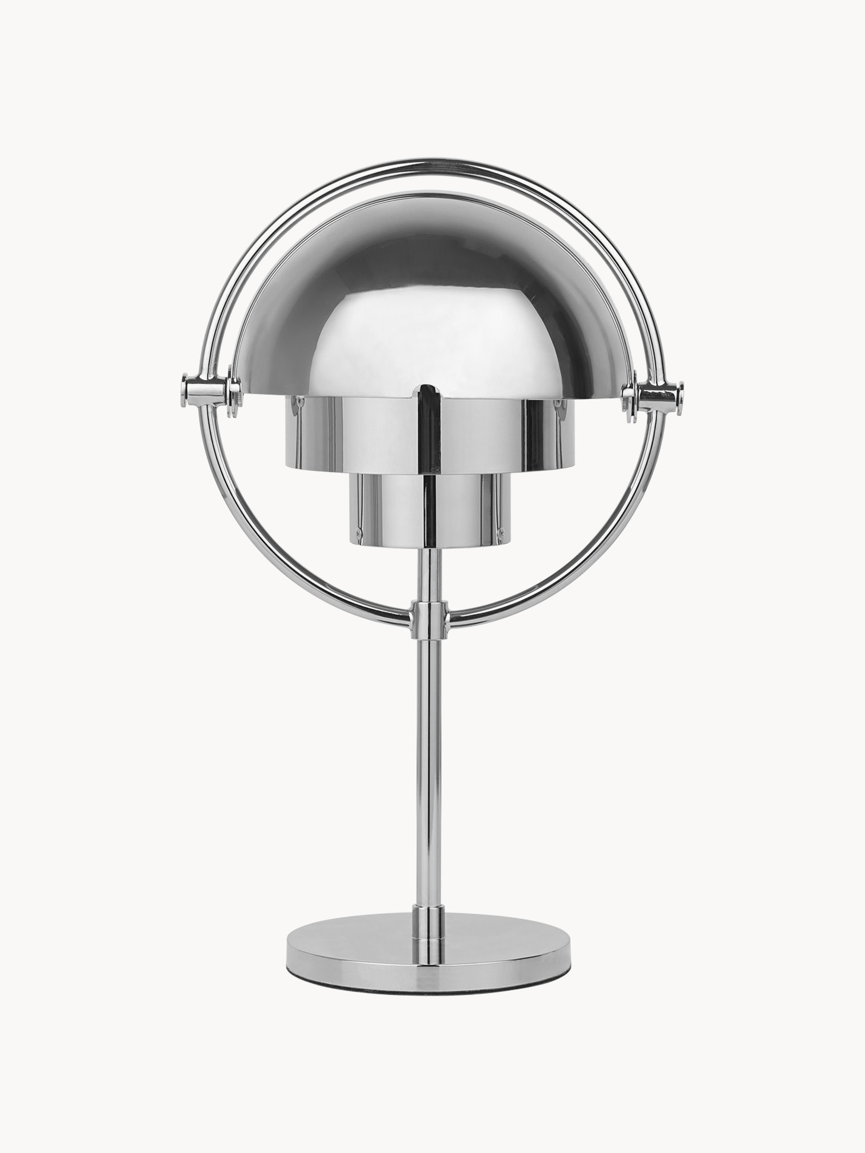 Lampe à poser mobile Egil, intensité ajustable - Argenté, haute brillance