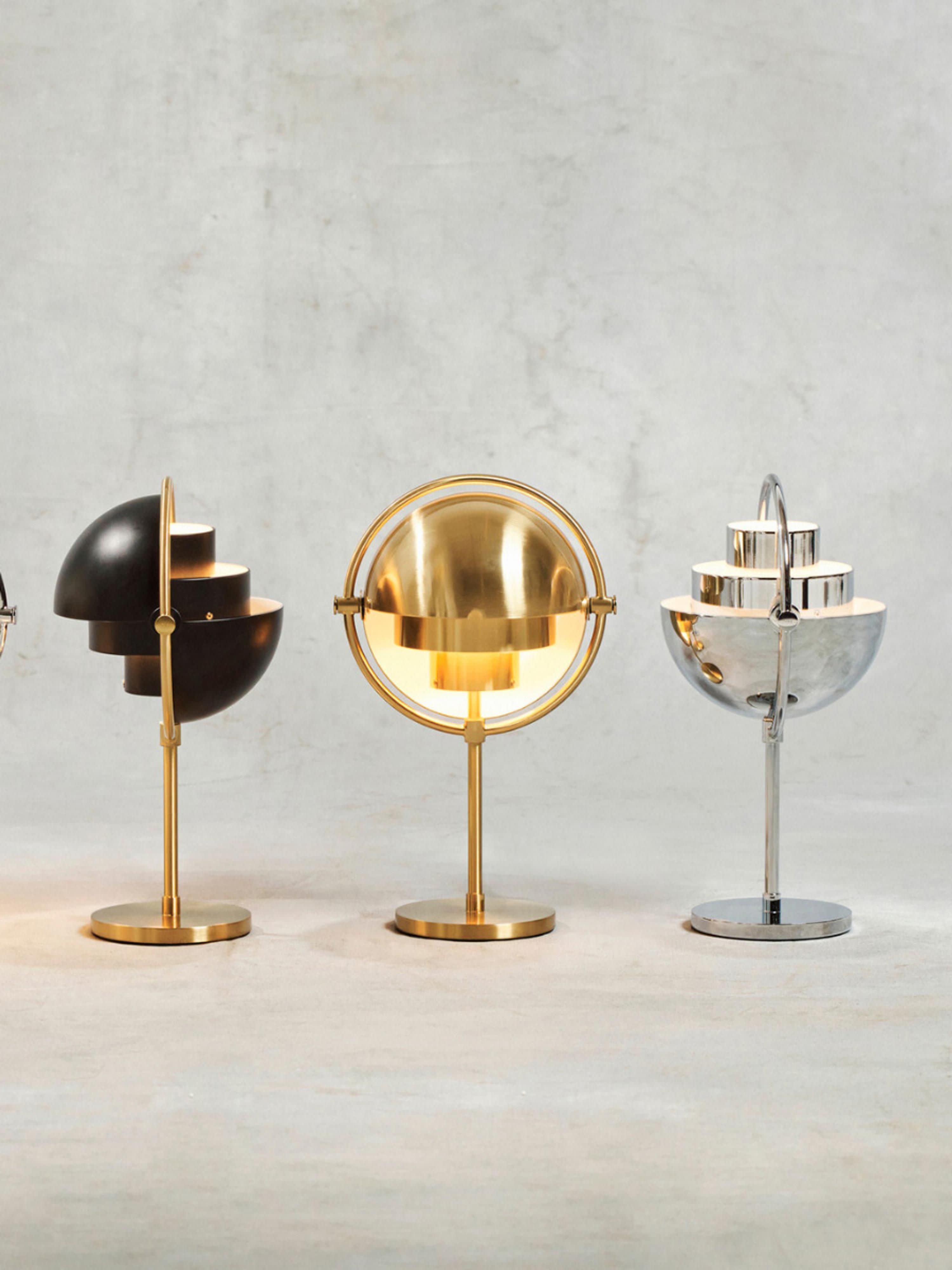 Lampe à poser mobile Egil, intensité ajustable - Doré, haute brillance