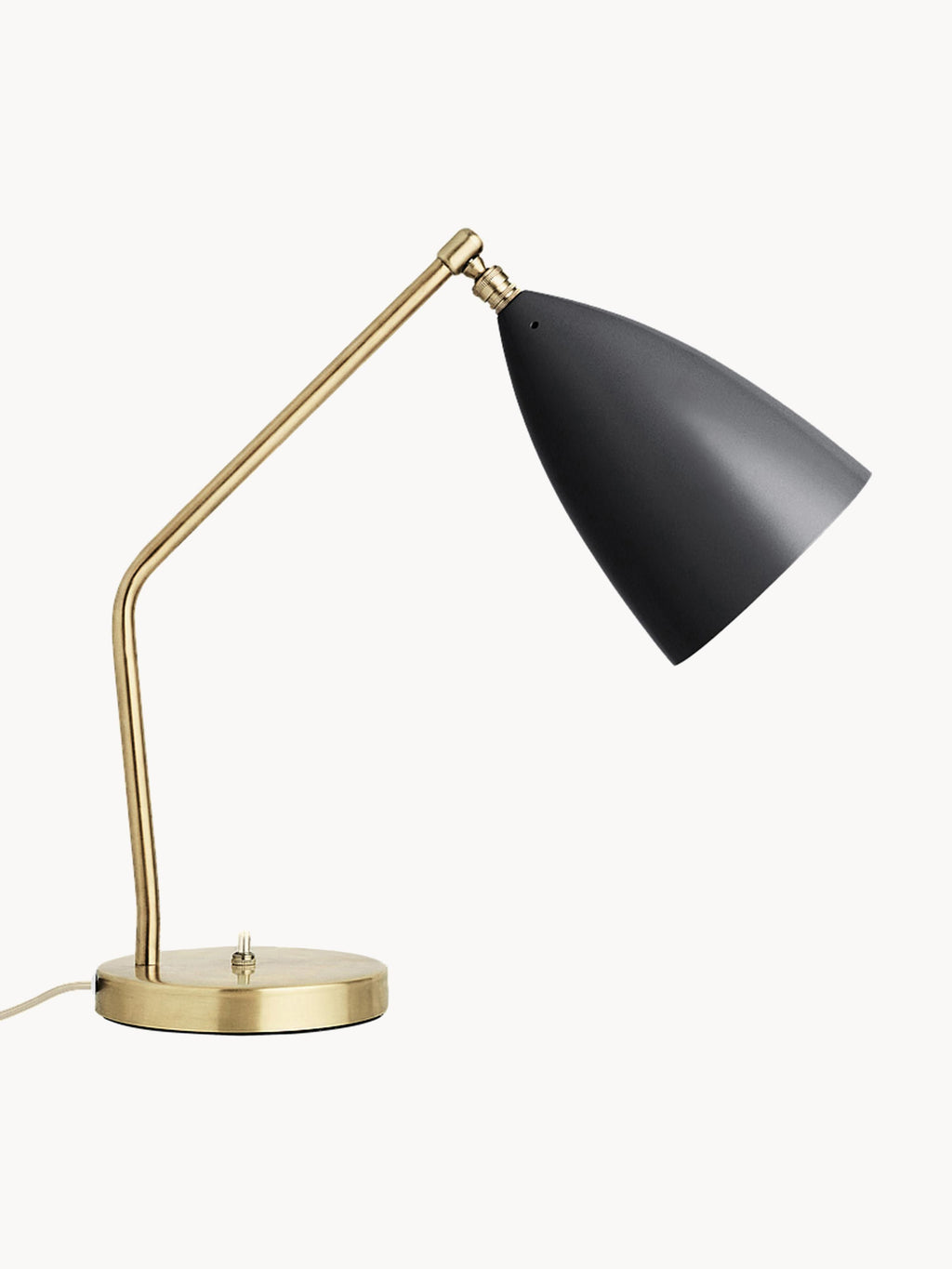 Lampe à poser Eeli - Noir mat, laiton