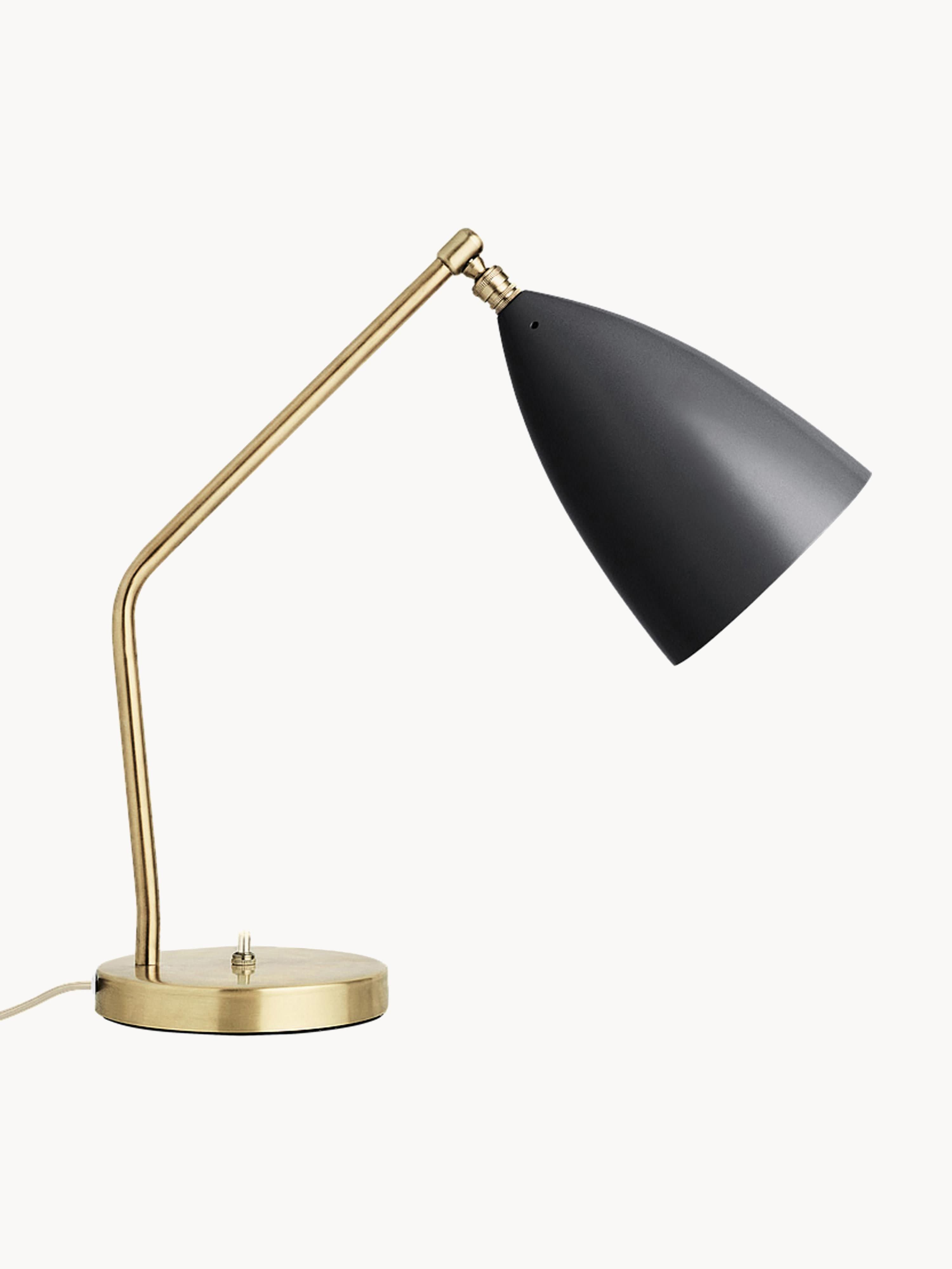 Lampe à poser Eeli - Noir mat, laiton