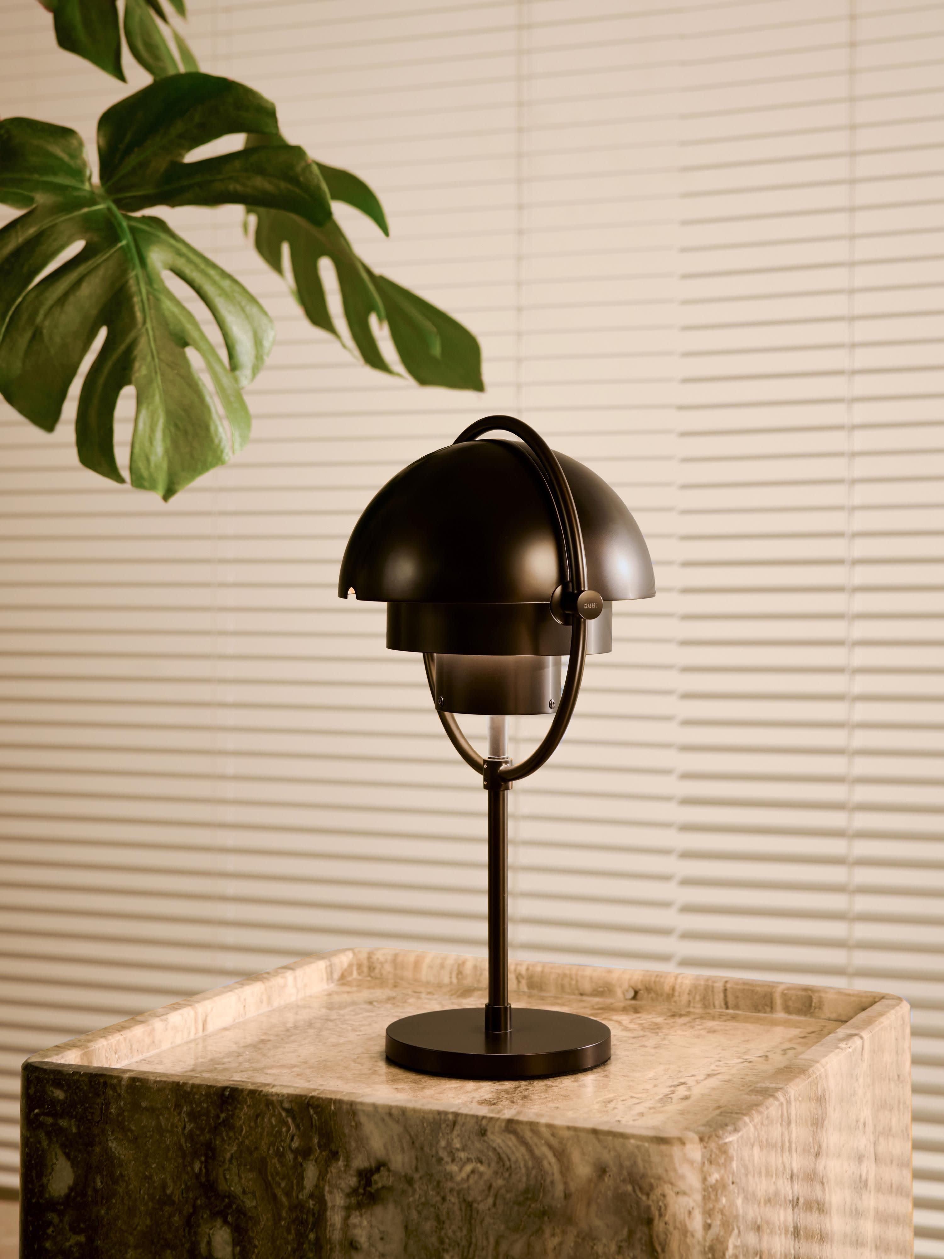 Lampe à poser mobile Egil, intensité ajustable - Noir, mat