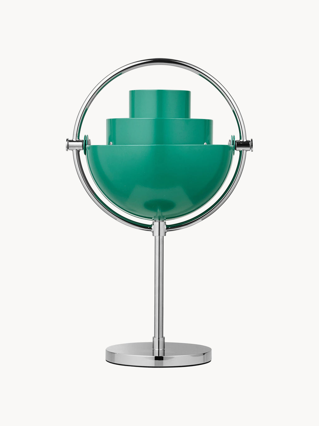 Lampe à poser mobile Egil, intensité ajustable - Vert turquoise mat, argenté haute brillance