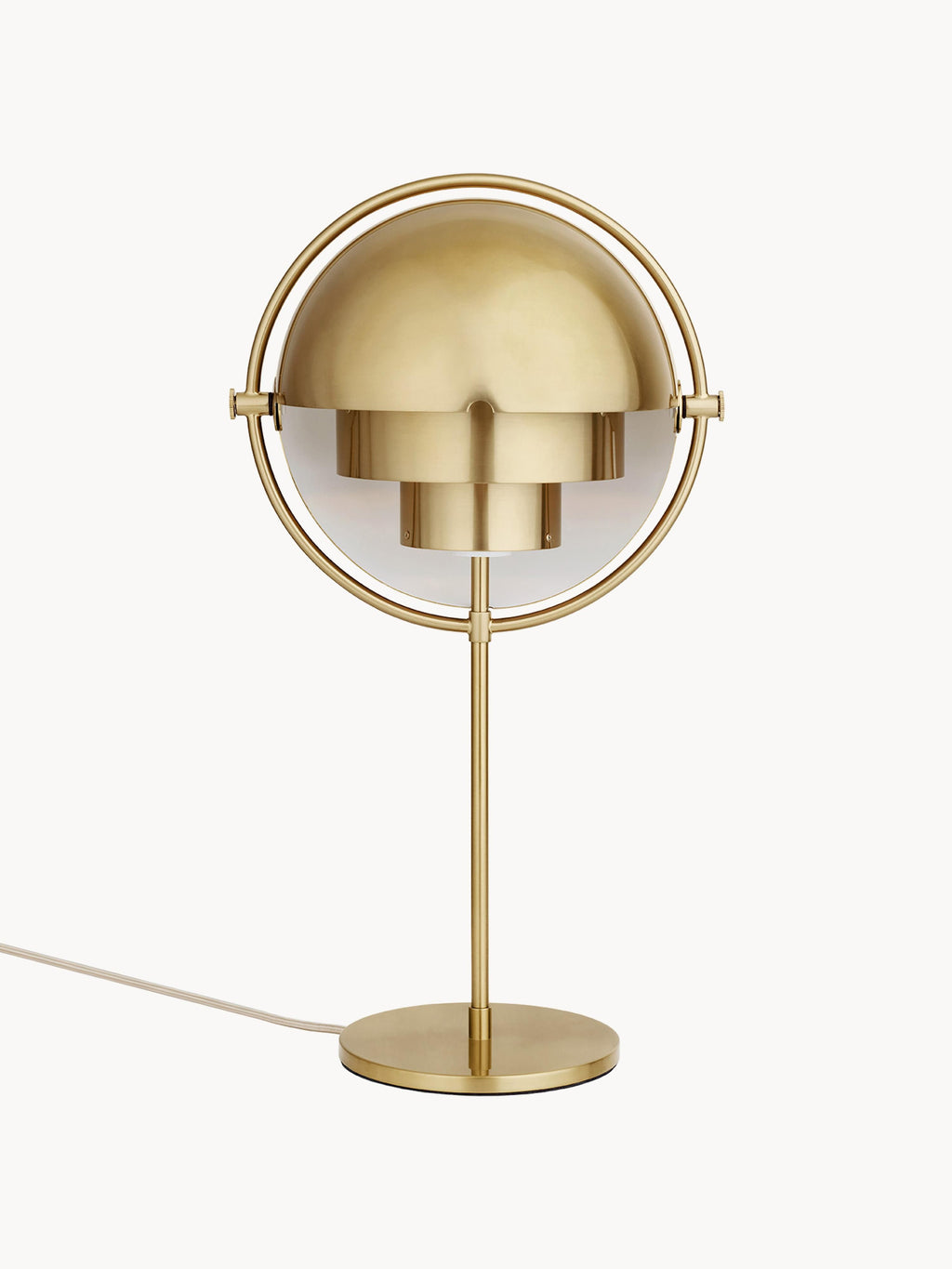Grande lampe à poser orientable Egil - Doré, haute brillance