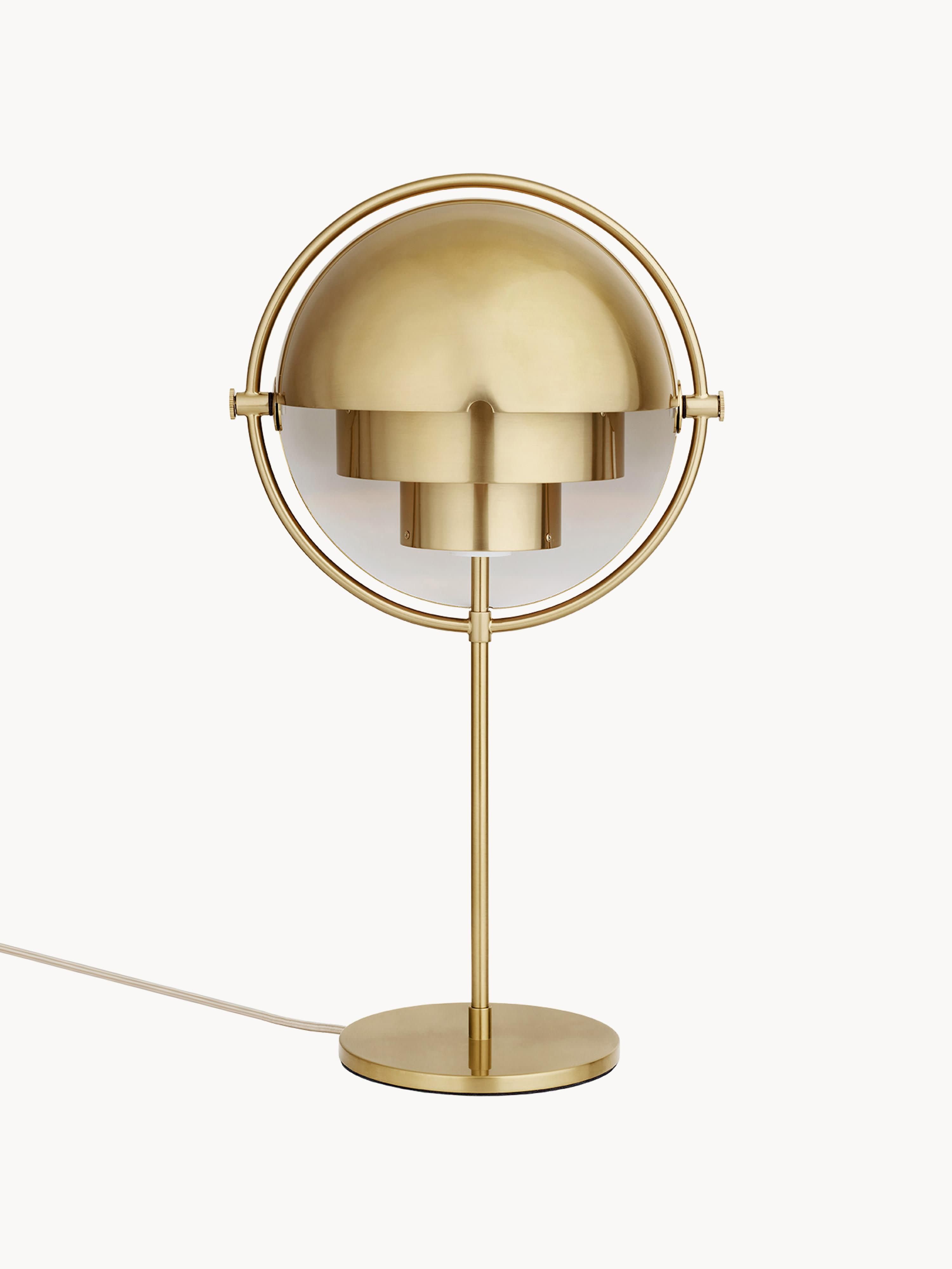 Grande lampe à poser orientable Egil - Doré, haute brillance