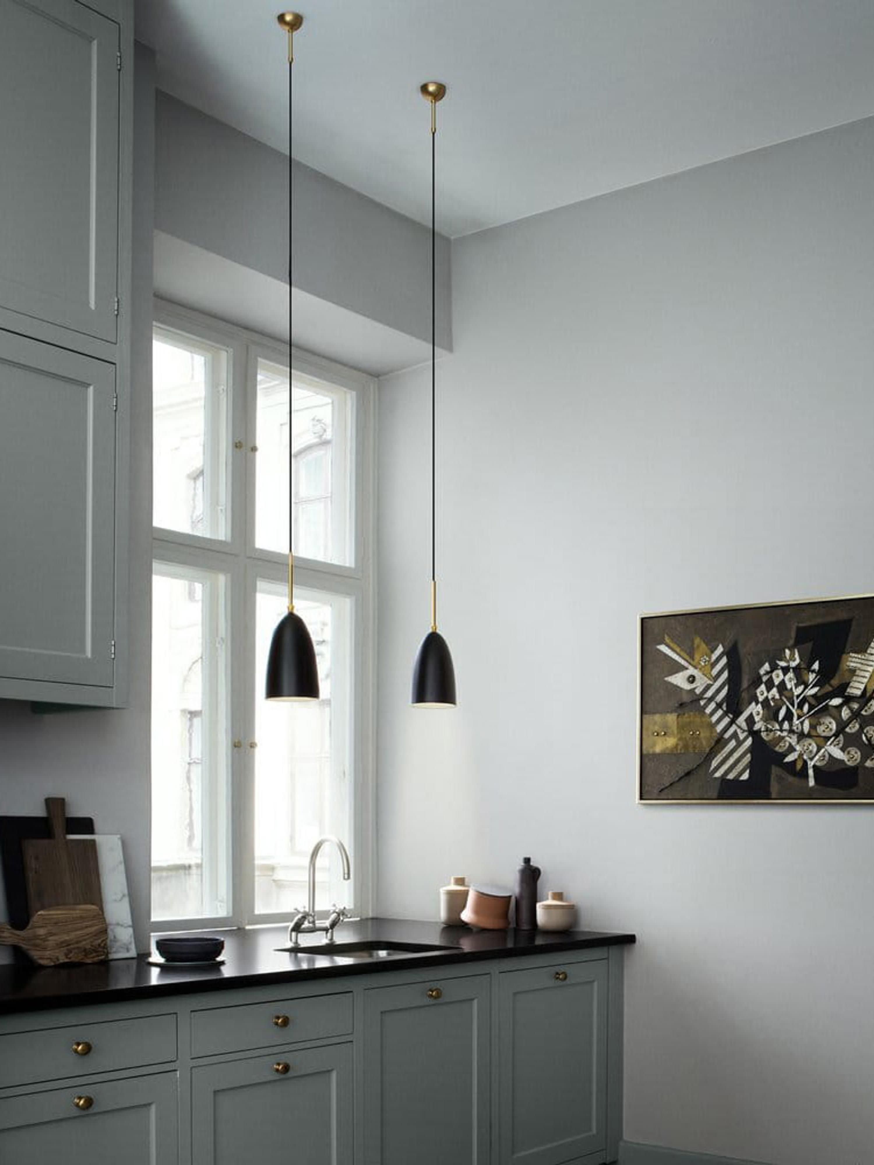 Petite suspension Eeli - Noir, mat