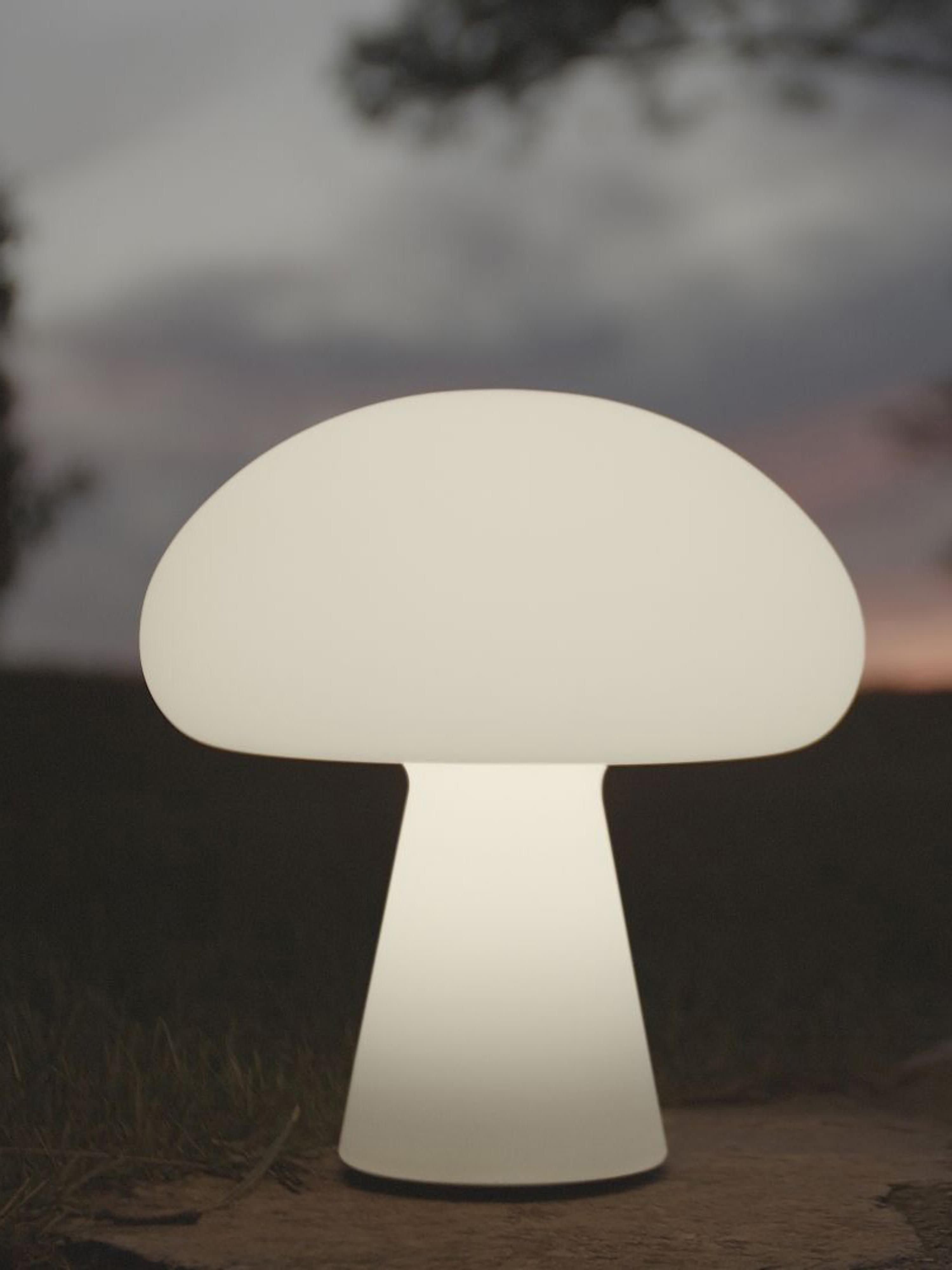 Lampe à poser LED mobile avec port Grant, intensité ajustable - Blanc