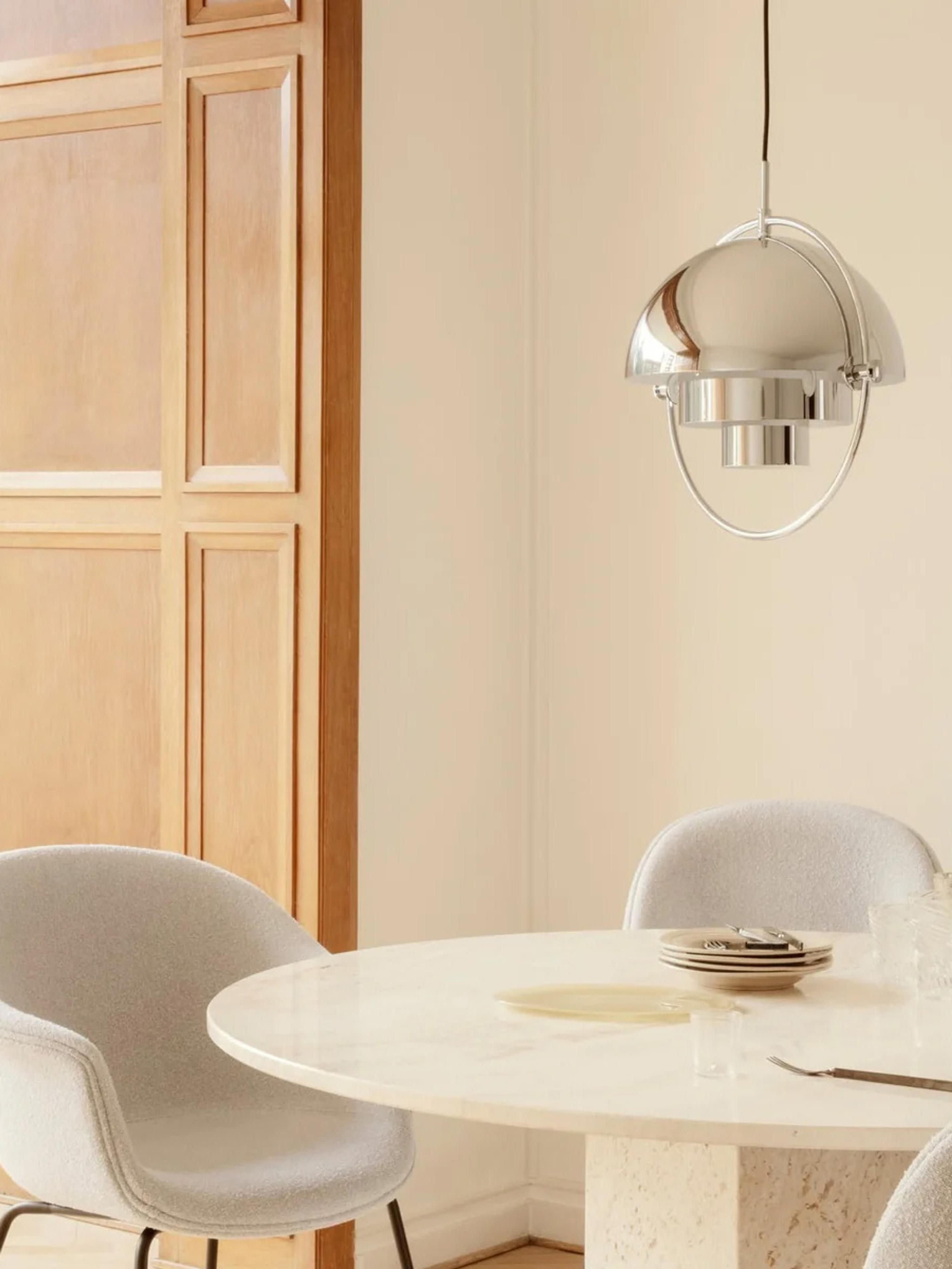 Suspension orientable Egil - Argenté, haute brillance