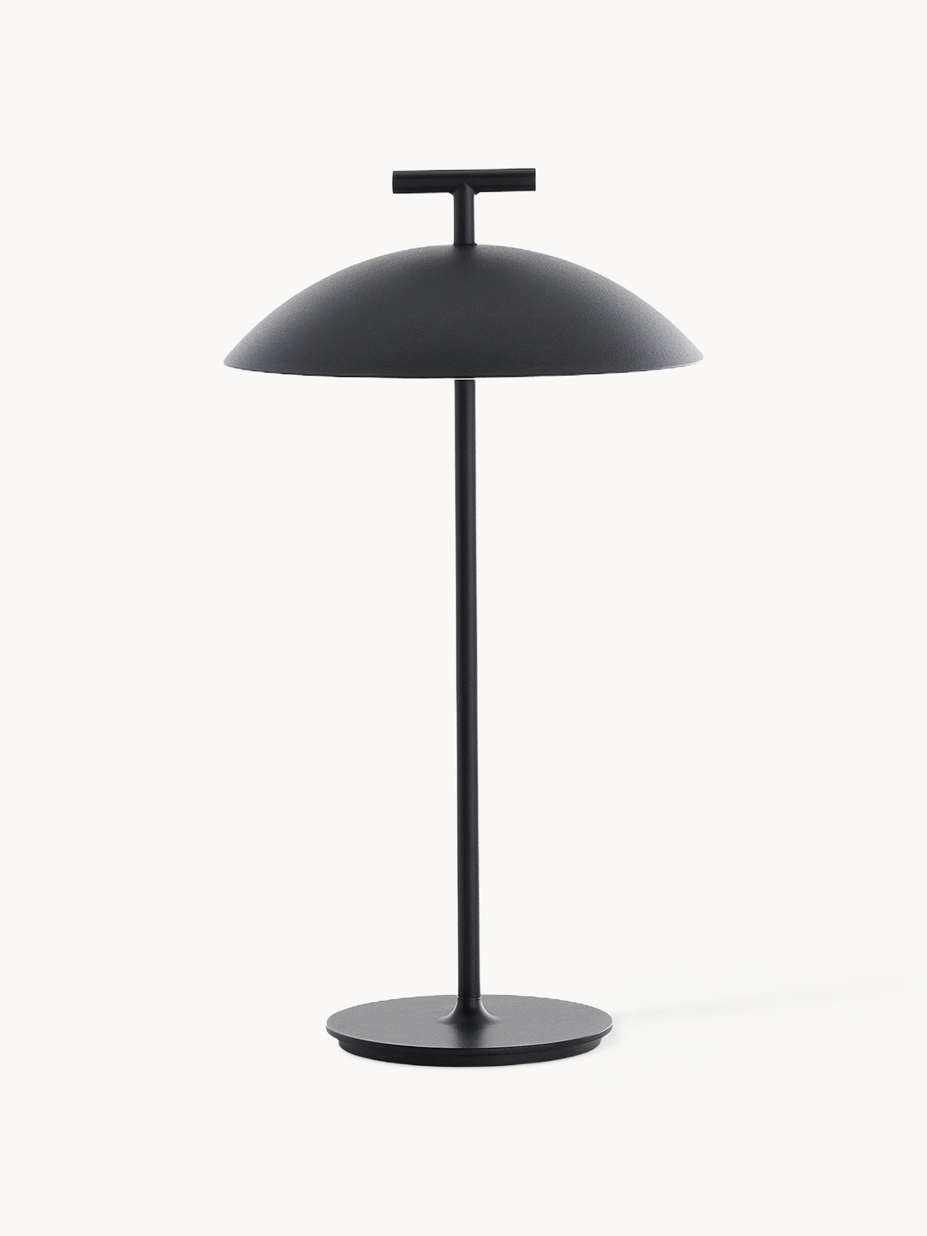 Lampe à poser LED mobile intérieure/extérieure Mini Osmund, intensité ajustable - Noir