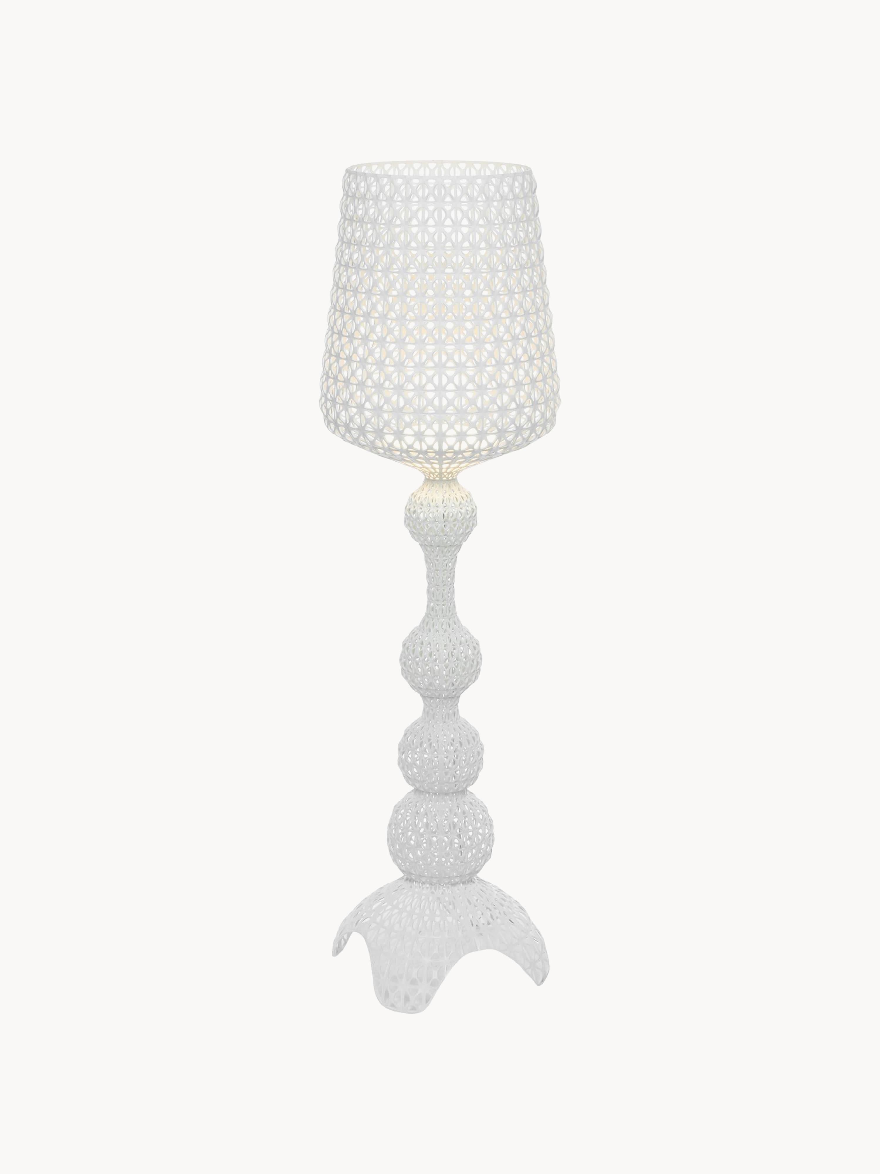 Lampadaire LED Dreng, intensité ajustable - Blanc