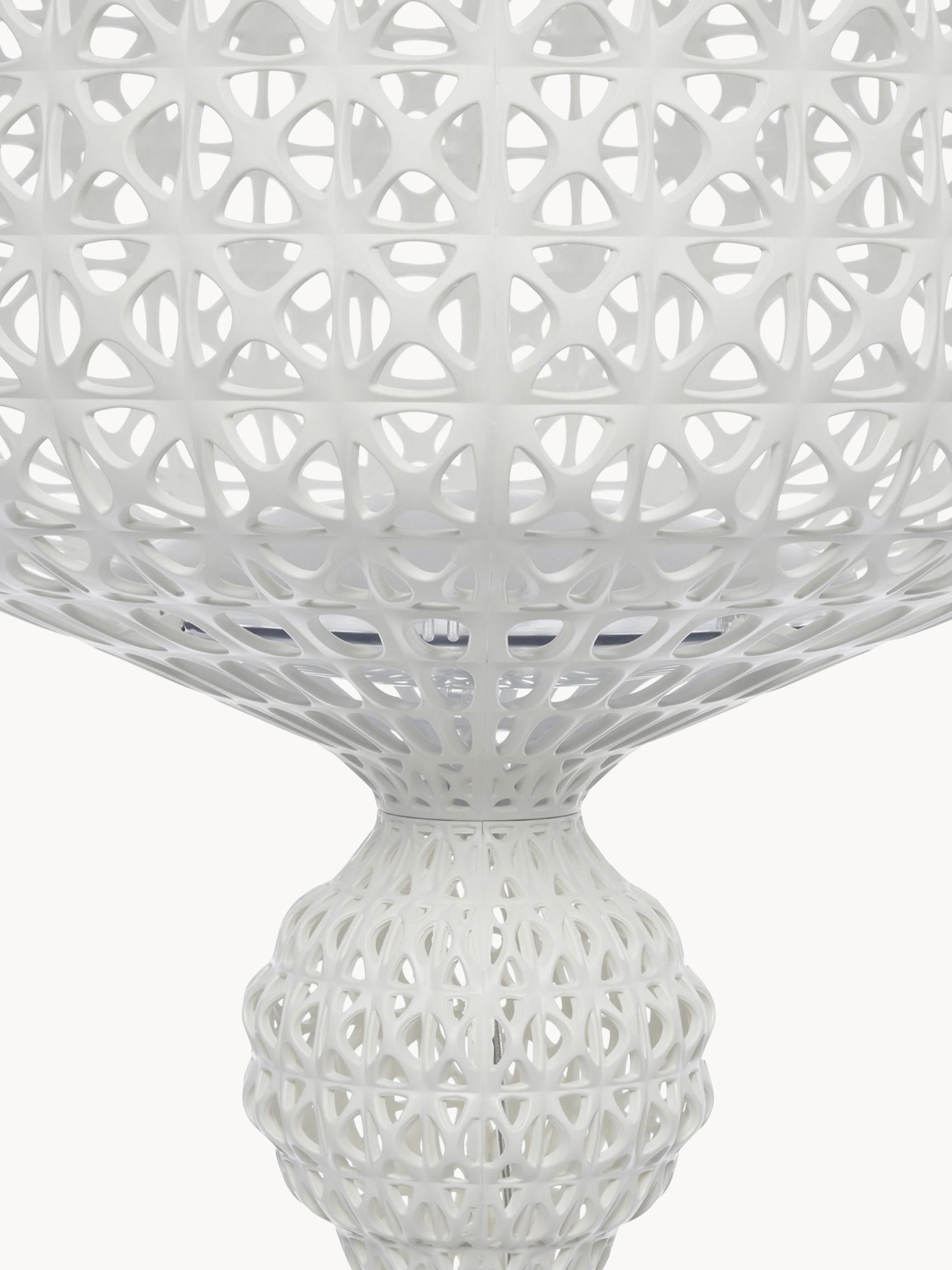 Lampadaire LED Dreng, intensité ajustable - Blanc