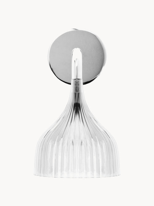 Applique murale LED E' - Transparent, argenté