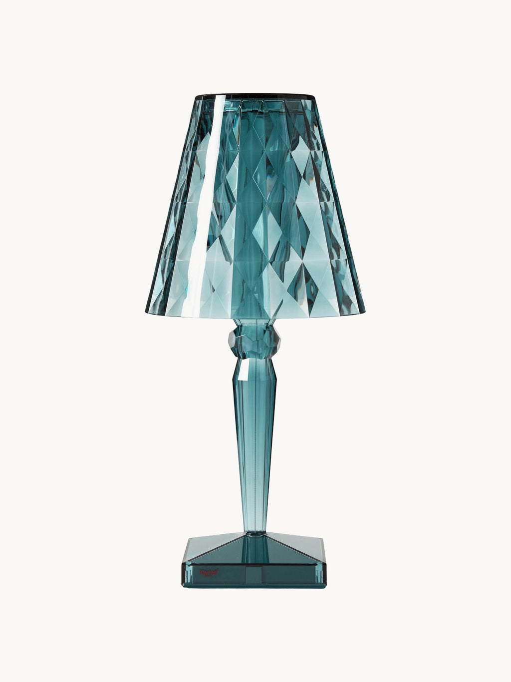 Lampe à poser LED mobile Tavish, haut. 37 cm - Bleu pétrole