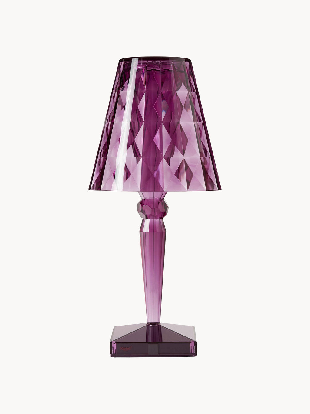Lampe à poser LED mobile Tavish, haut. 37 cm - Prune