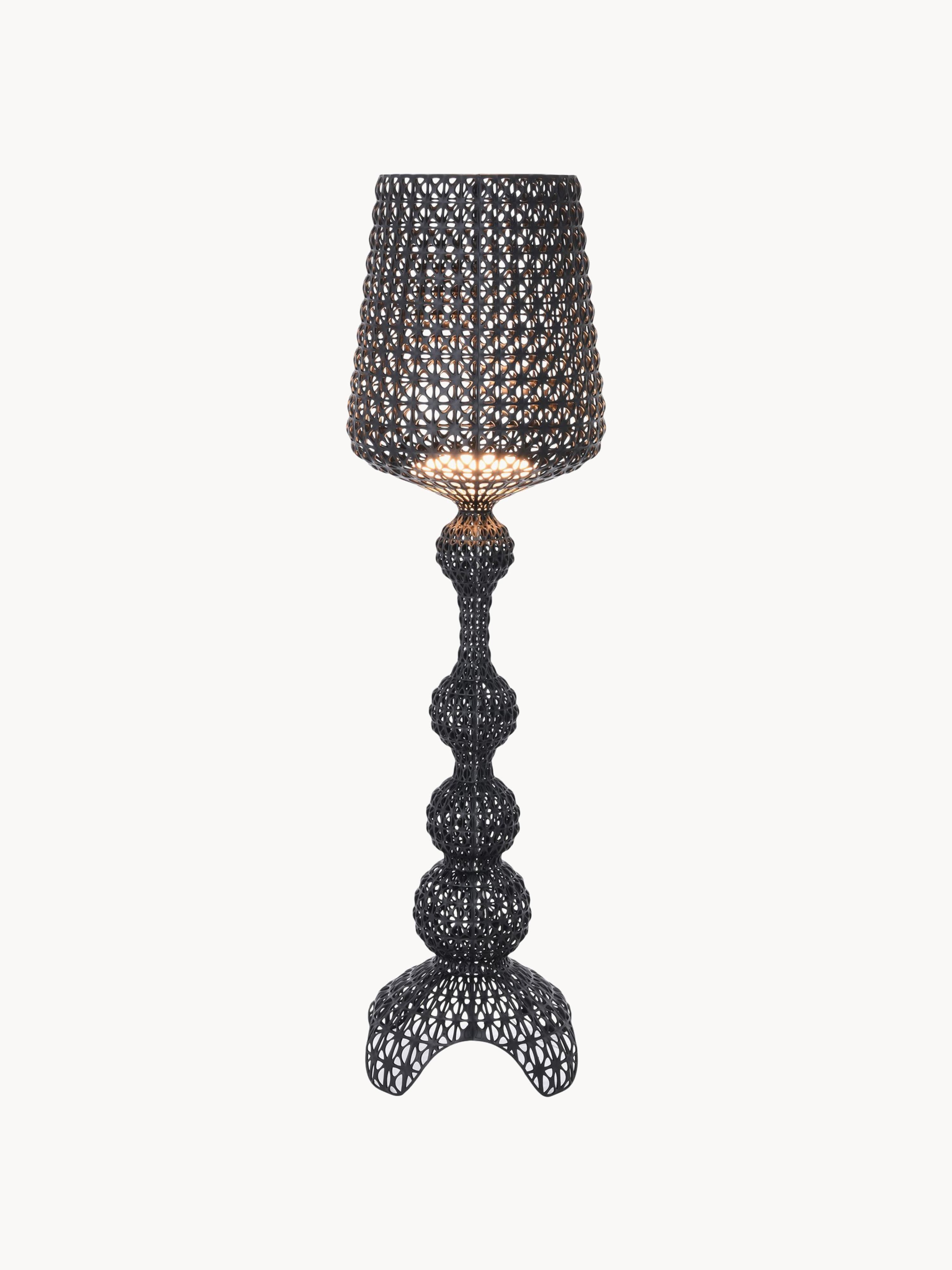 Lampadaire LED Dreng, intensité ajustable - Noir