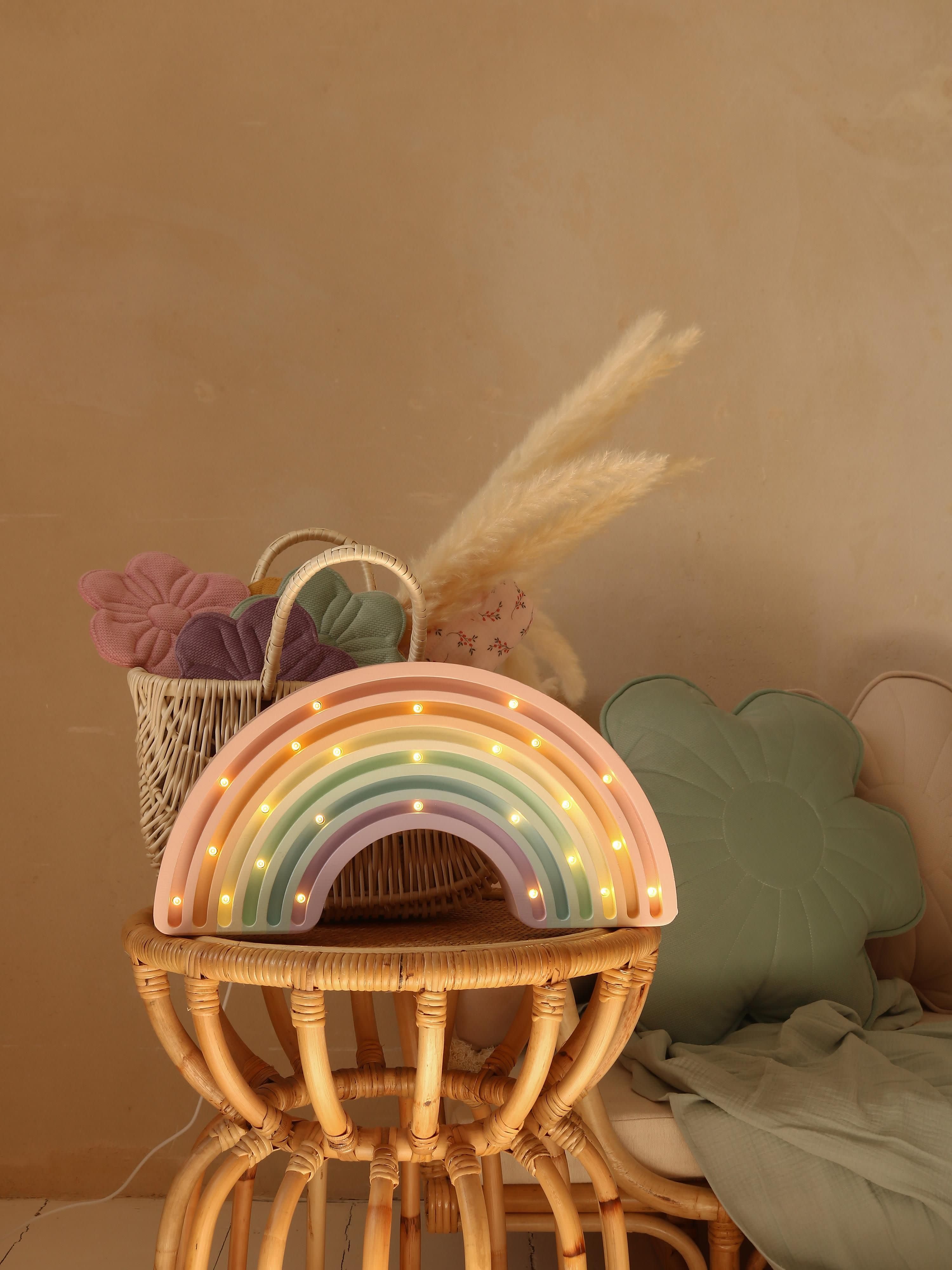 Veilleuse LED avec minuterie et télécommande Rain, intensité ajustable - Multicolore