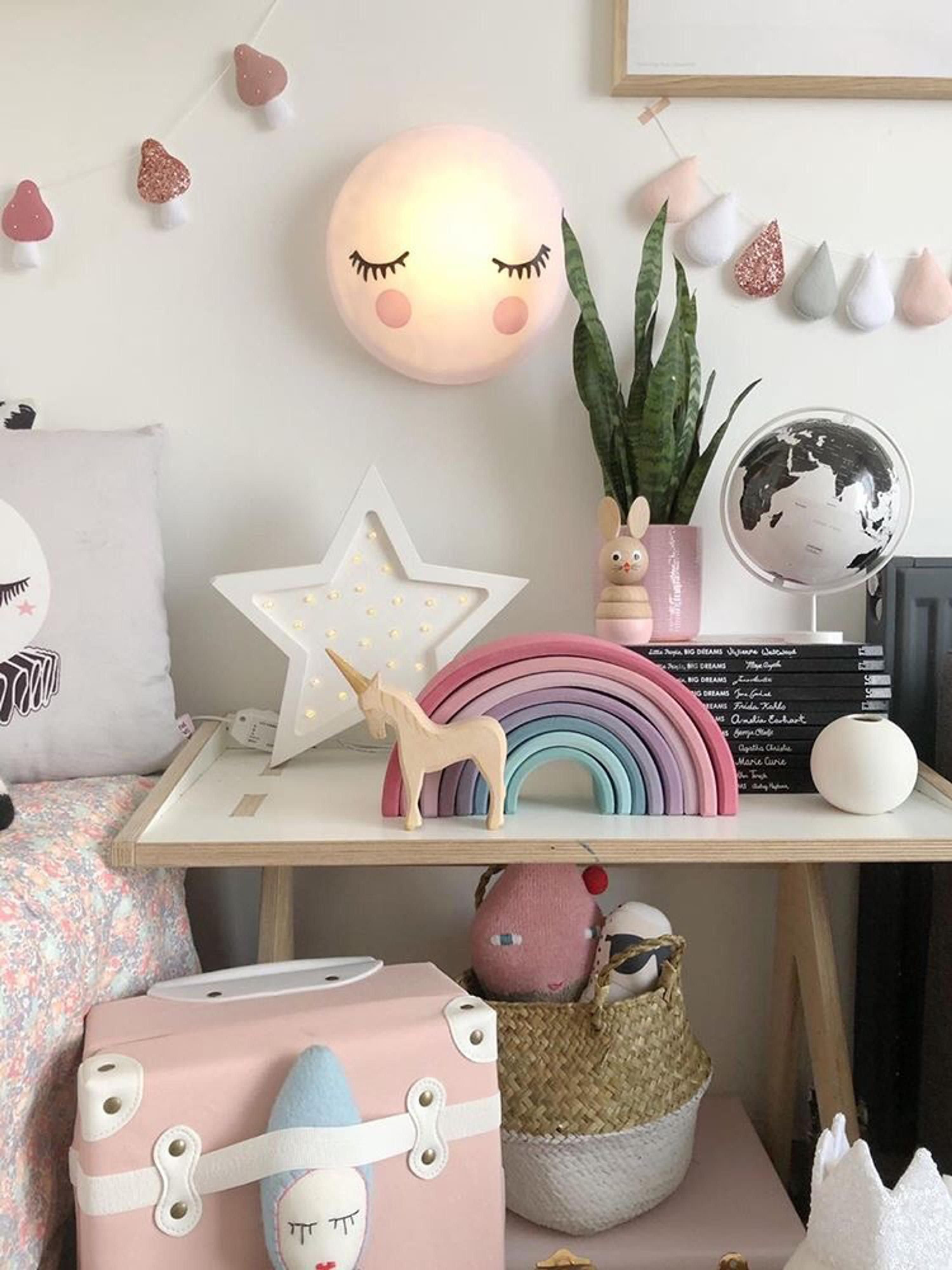 Veilleuse LED avec minuterie et télécommande Galt, intensité ajustable - Blanc