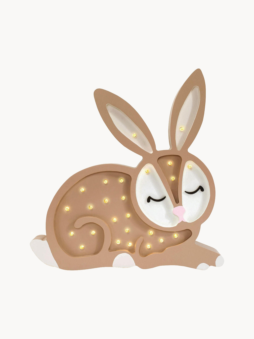 Veilleuse LED avec minuterie et télécommande Cooper, intensité ajustable - Beige, blanc