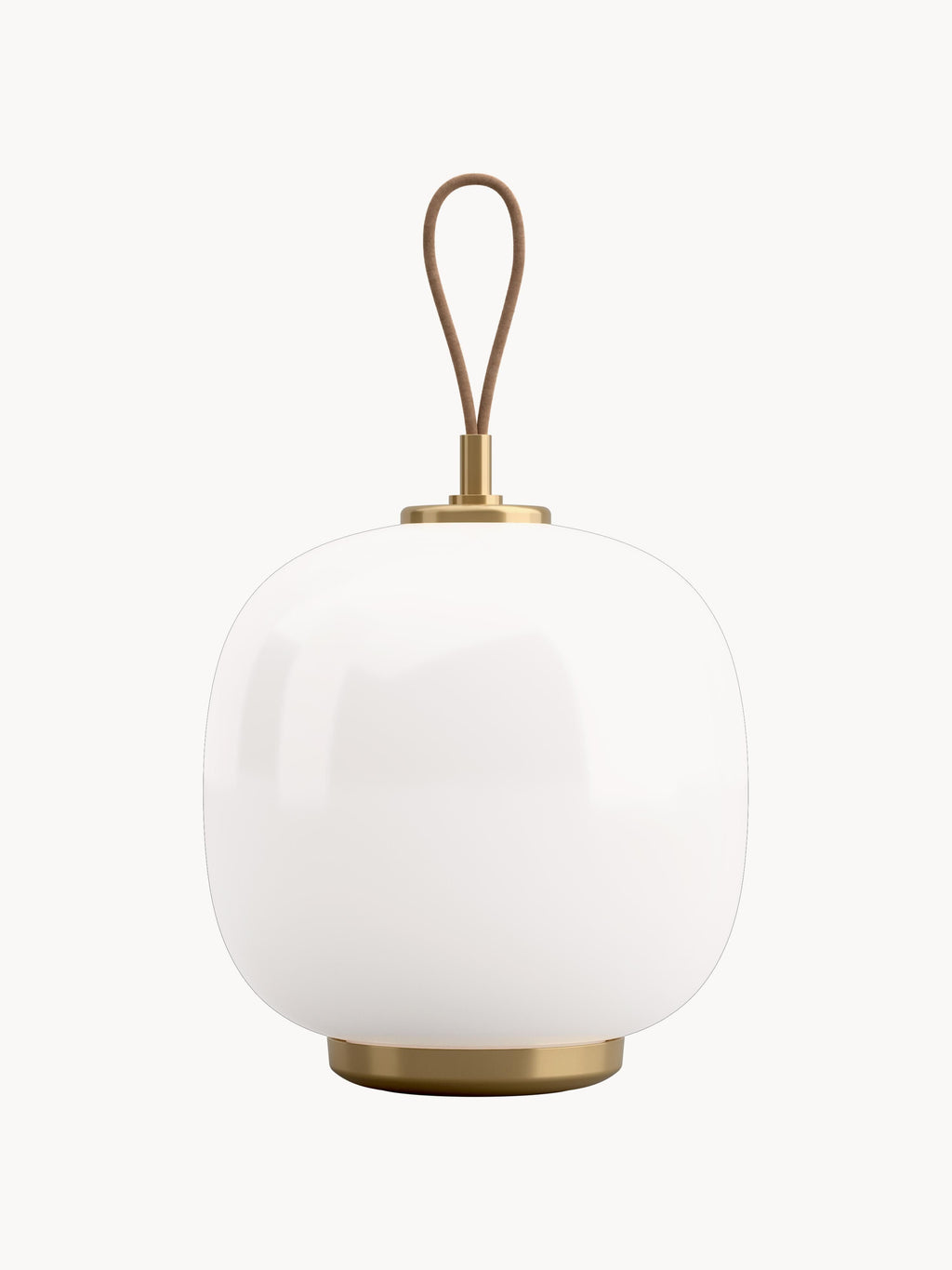 Lampe d'extérieur mobile LED Okke, intensité ajustable - Blanc, laiton