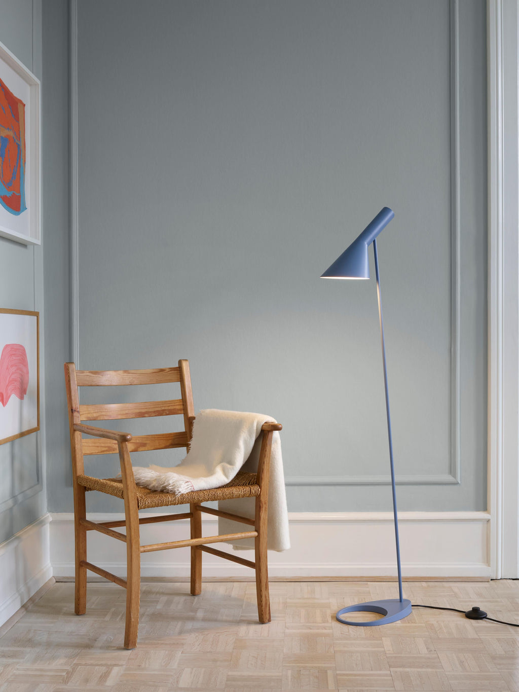 Petite liseuse Hannes - Gris-bleu