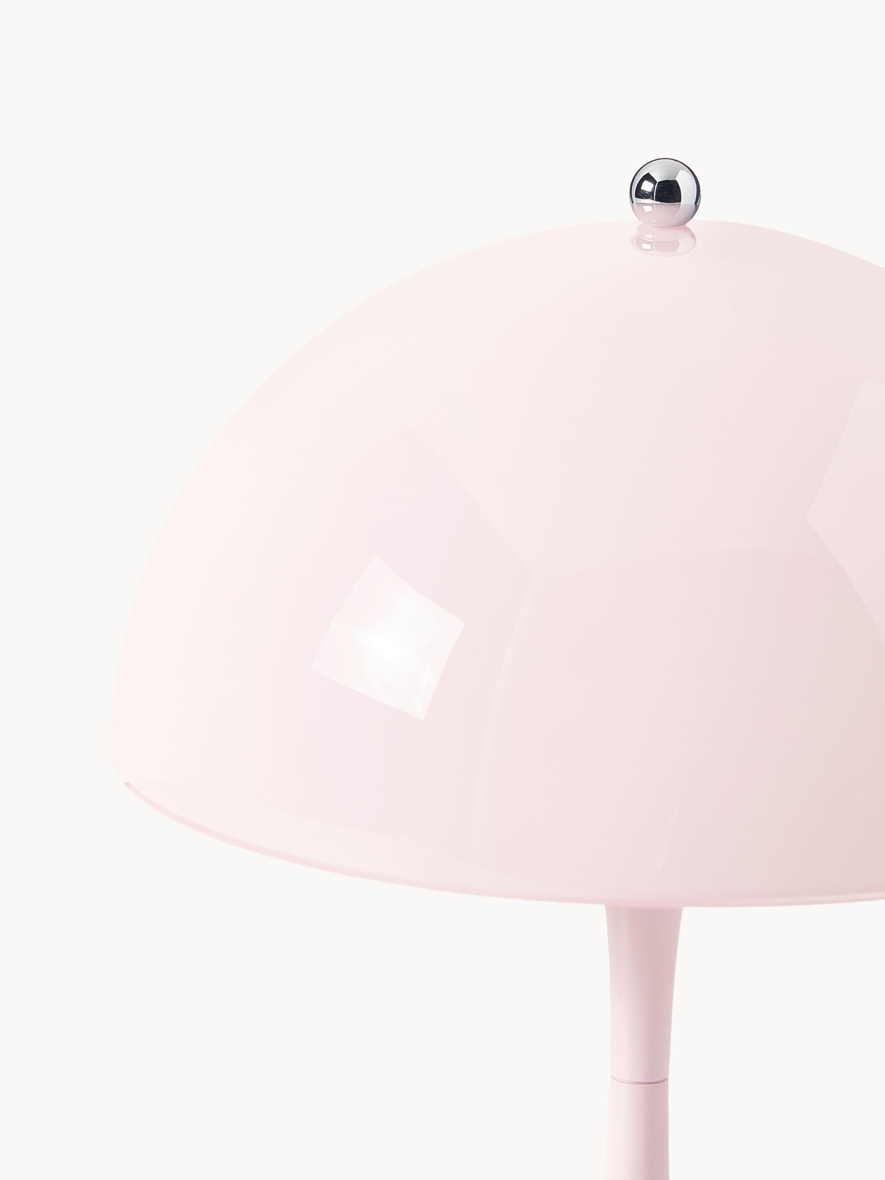 Lampe à poser LED portable à intensité variable Reiulf, design Verner Panton - Rose pâle