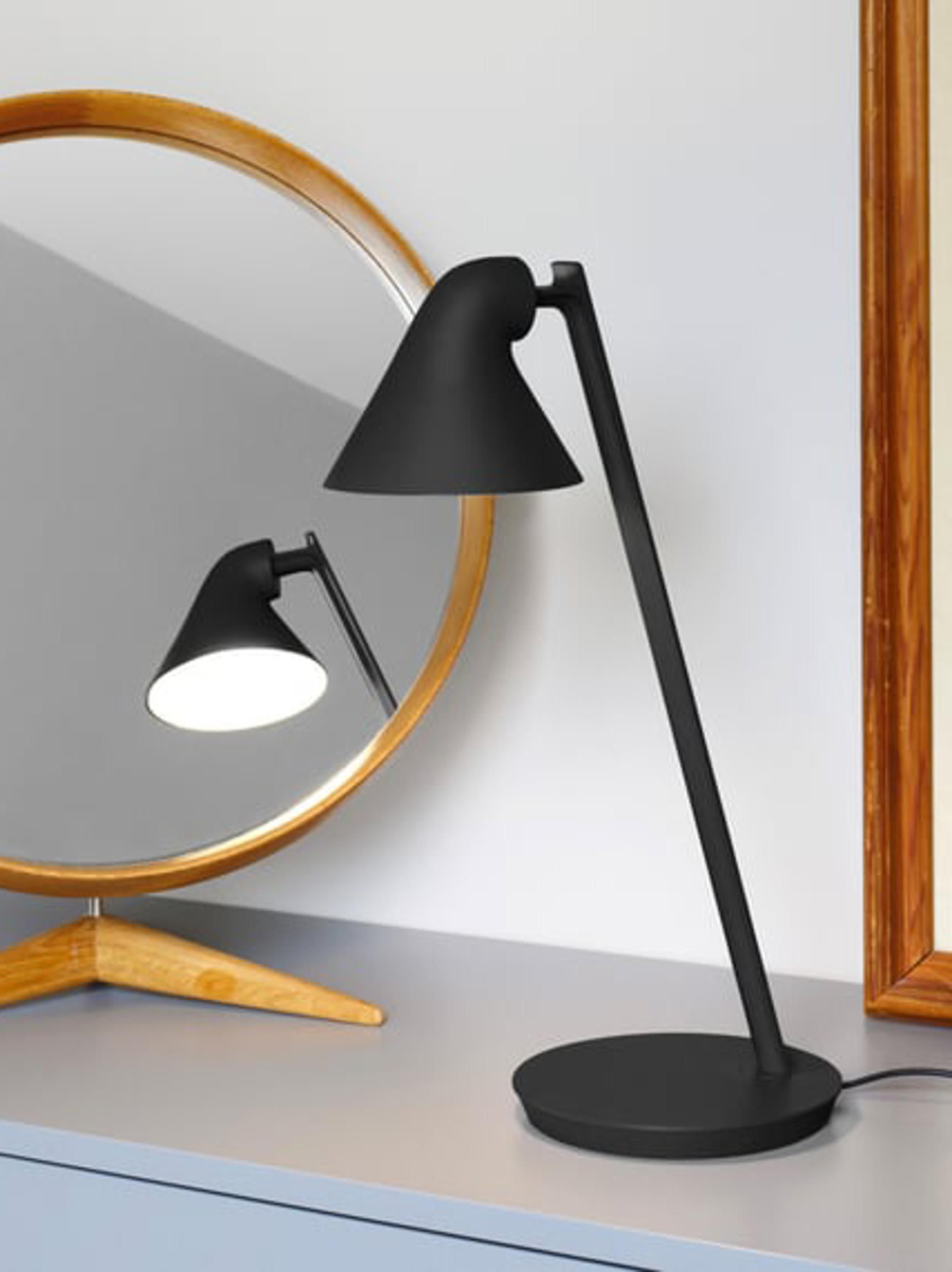 Lampe à poser LED Nidaros, intensité ajustable - Noir