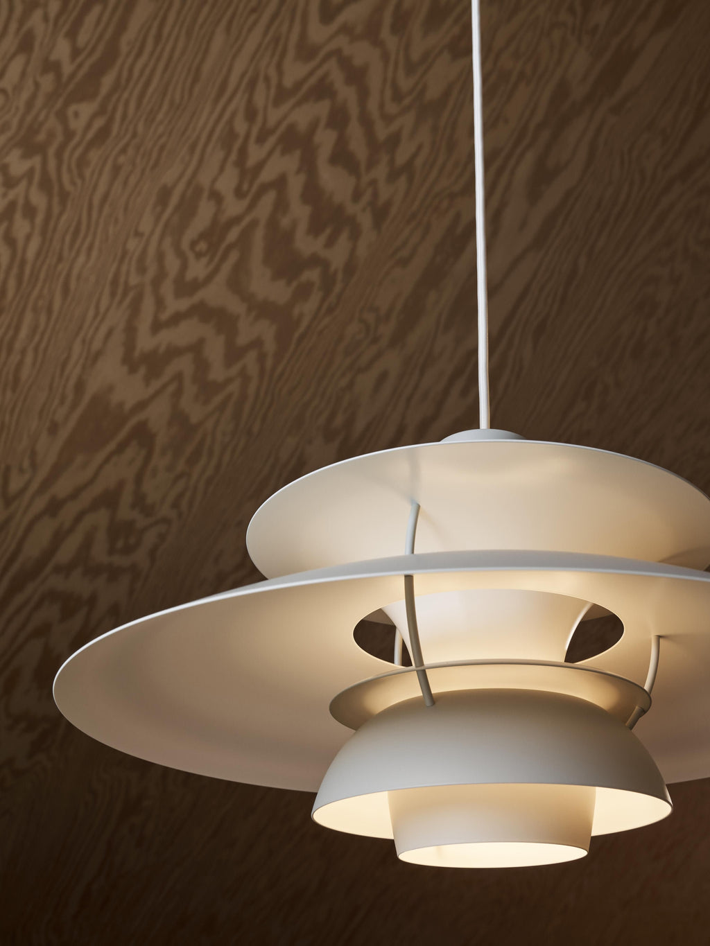 Suspension Keir - Beige clair, blanc