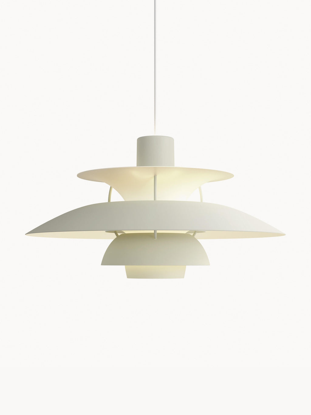 Suspension Keir - Beige clair, blanc