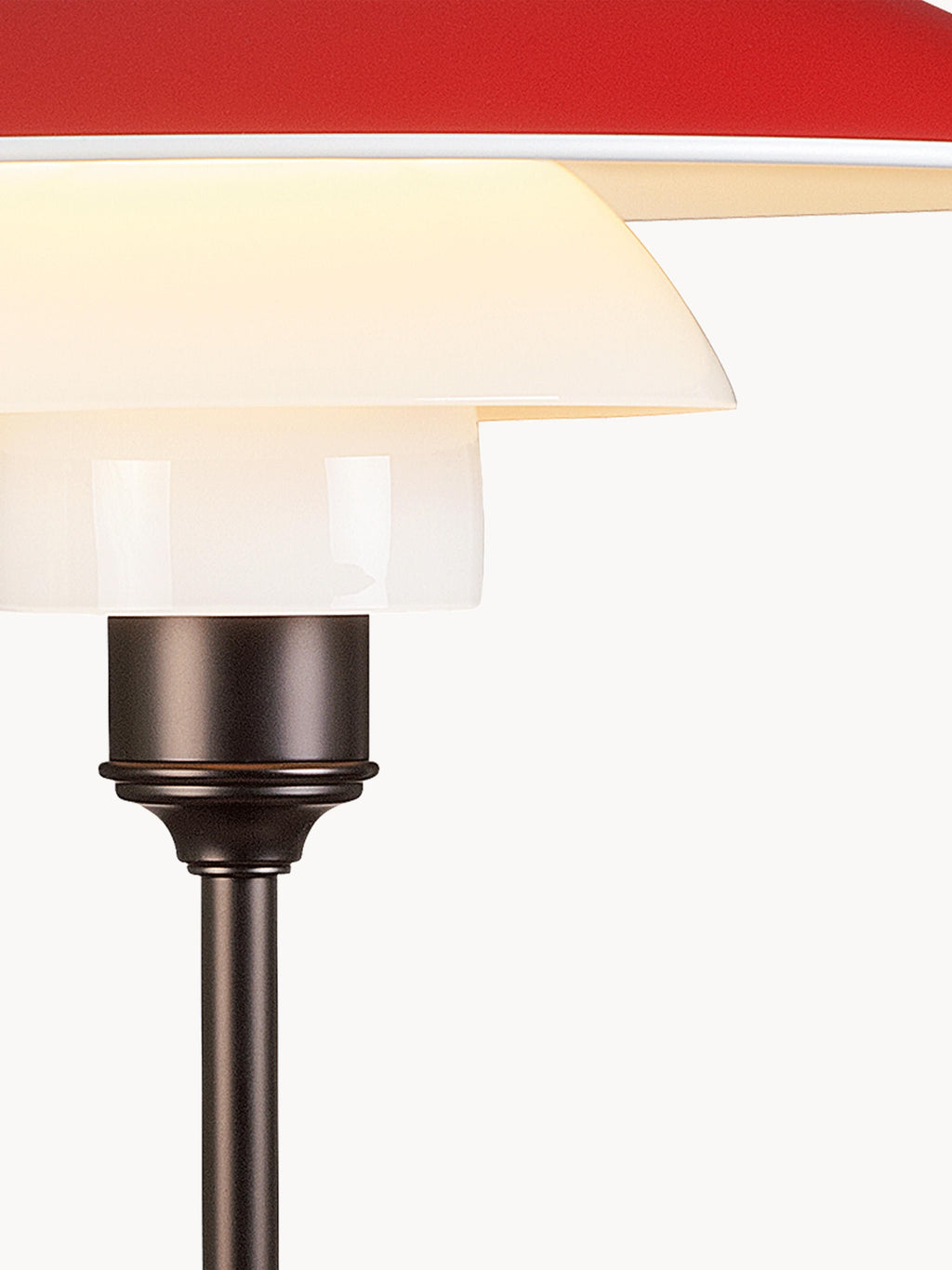 Grande lampe à poser soufflée bouche PH 3½-2½ - Rouge, cuivre