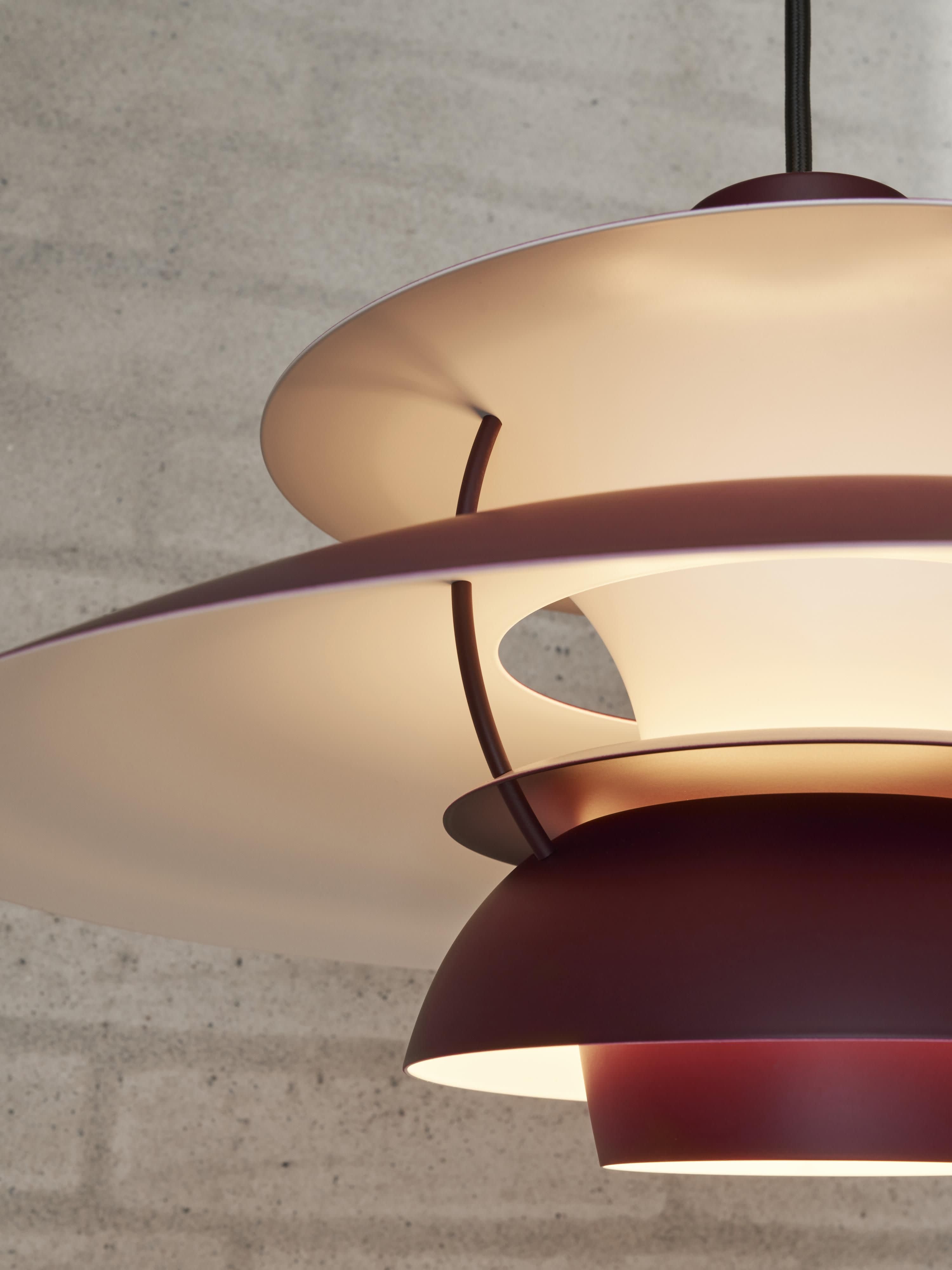 Suspension Keir - Rouge, blanc