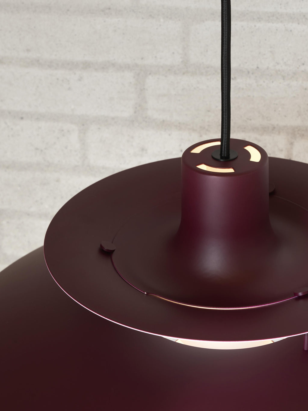 Suspension Keir - Rouge, blanc