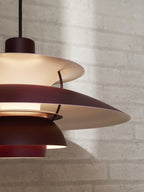 Suspension Keir - Rouge, blanc