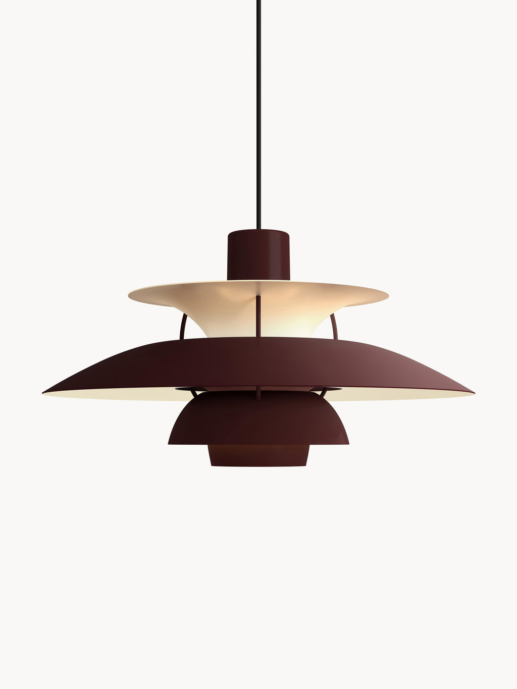Suspension Keir - Rouge, blanc