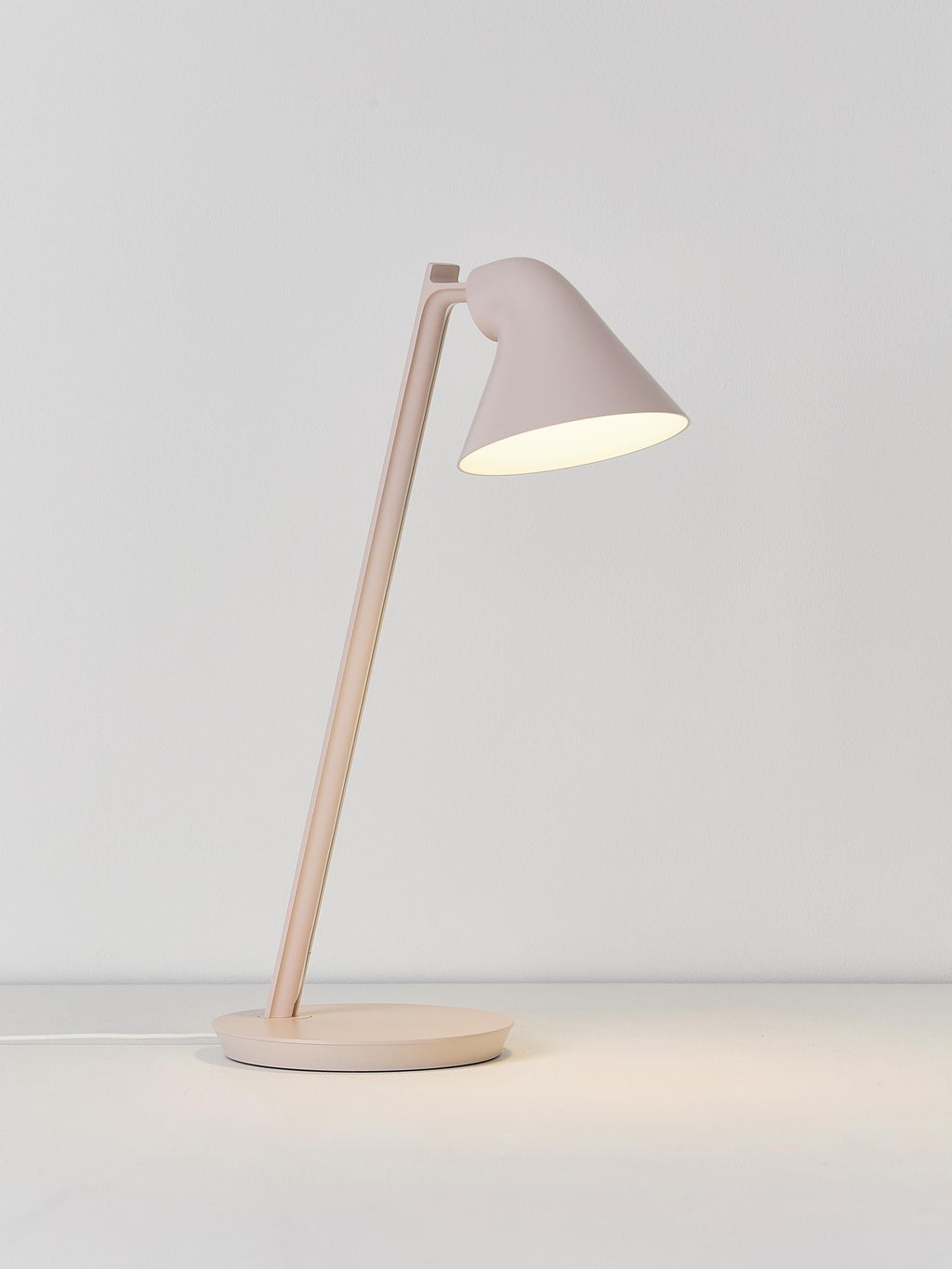 Lampe à poser LED Nidaros, intensité ajustable - Rose pâle