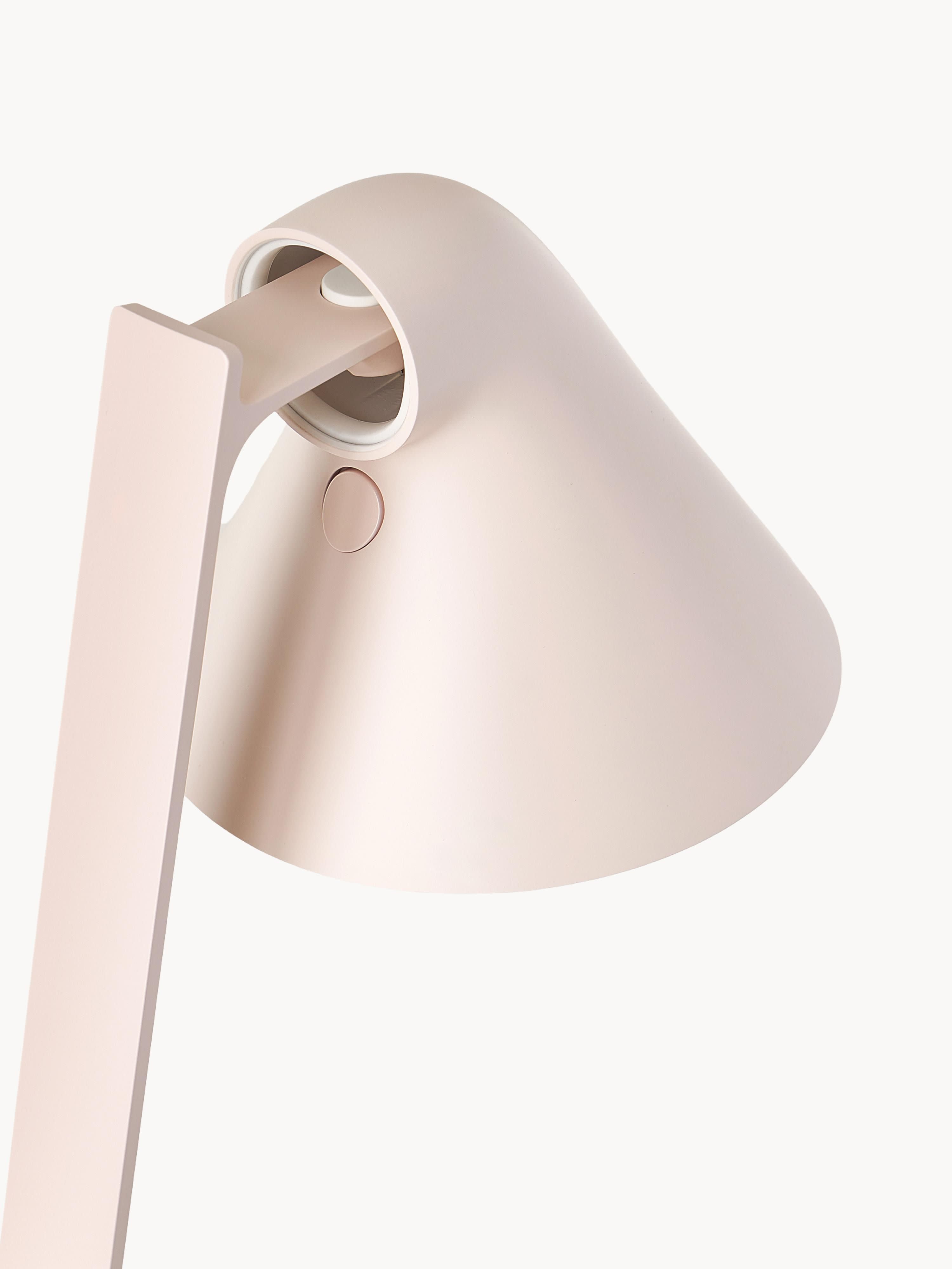 Lampe à poser LED Nidaros, intensité ajustable - Rose pâle
