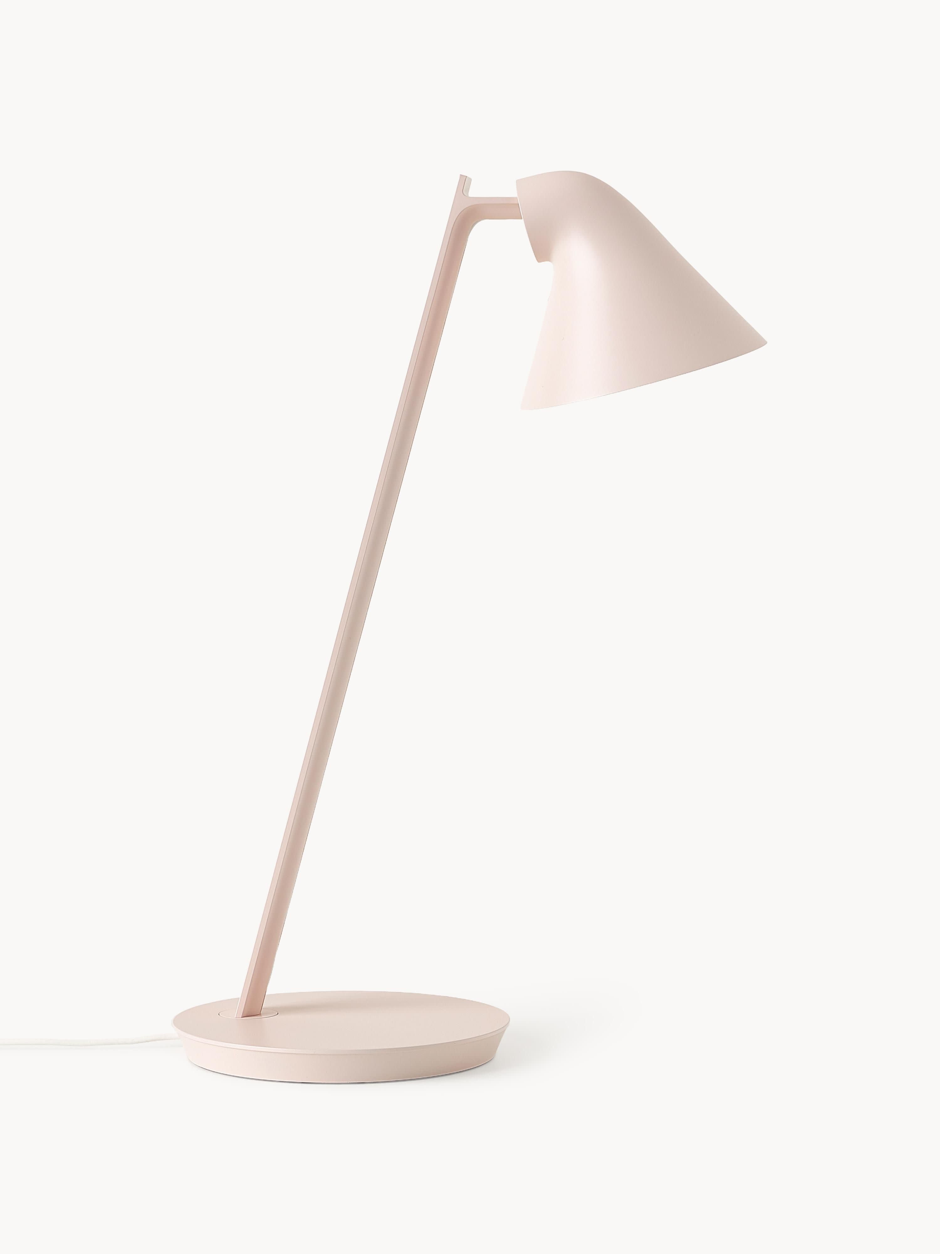 Lampe à poser LED Nidaros, intensité ajustable - Rose pâle