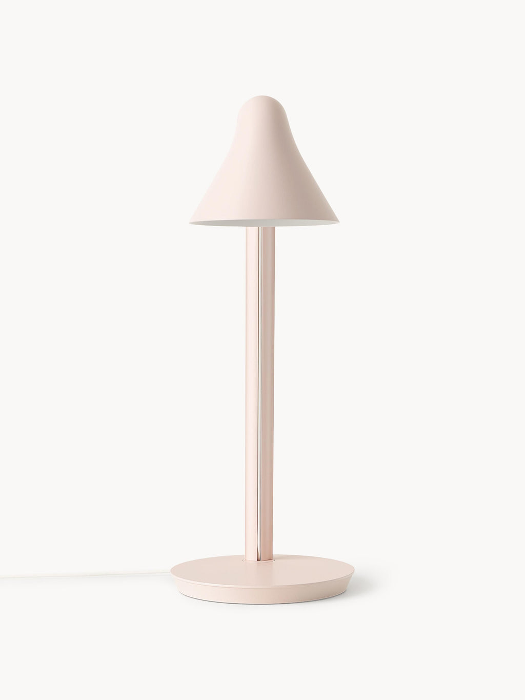Lampe à poser LED Nidaros, intensité ajustable - Rose pâle