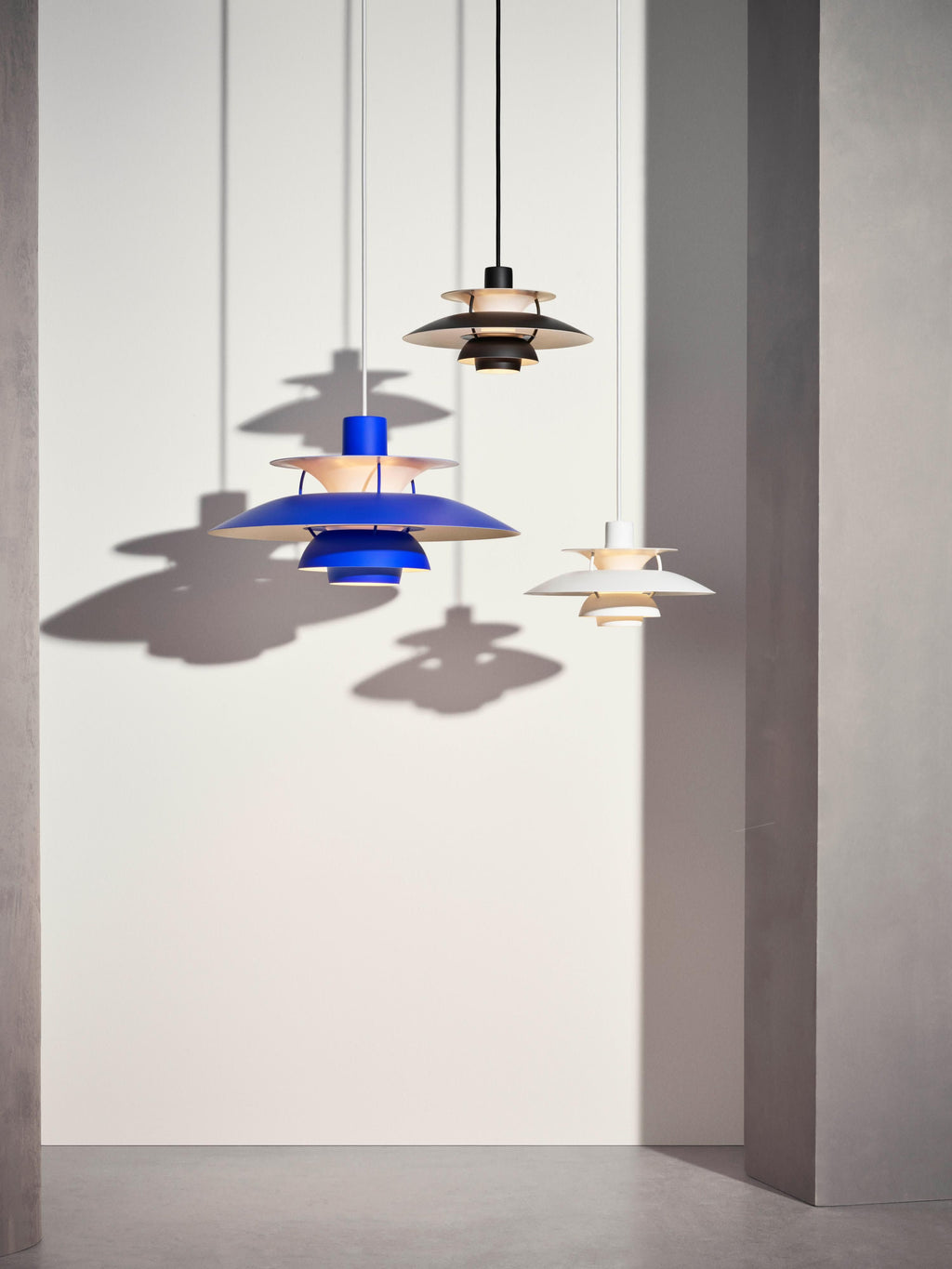 Suspension Keir - Bleu roi