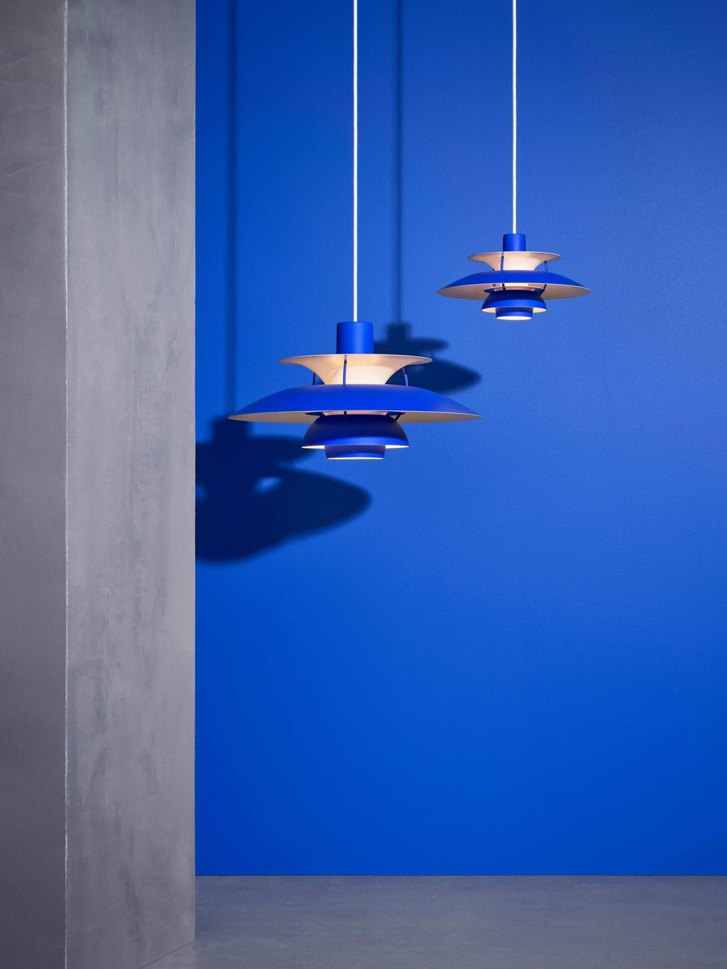 Suspension Keir - Bleu roi