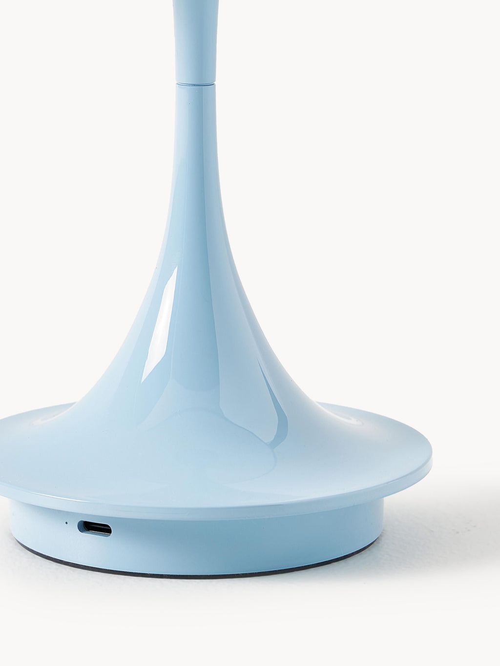 Lampe à poser LED portable à intensité variable Reiulf, design Verner Panton - Bleu ciel