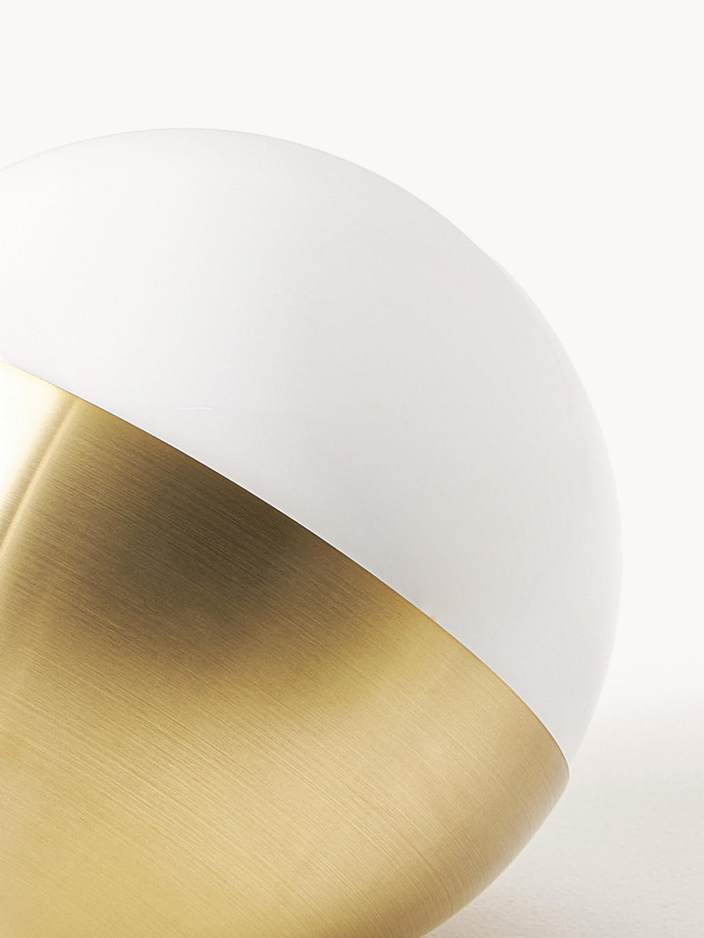 Lampe à poser soufflée bouche Askild, intensité ajustable - Laiton