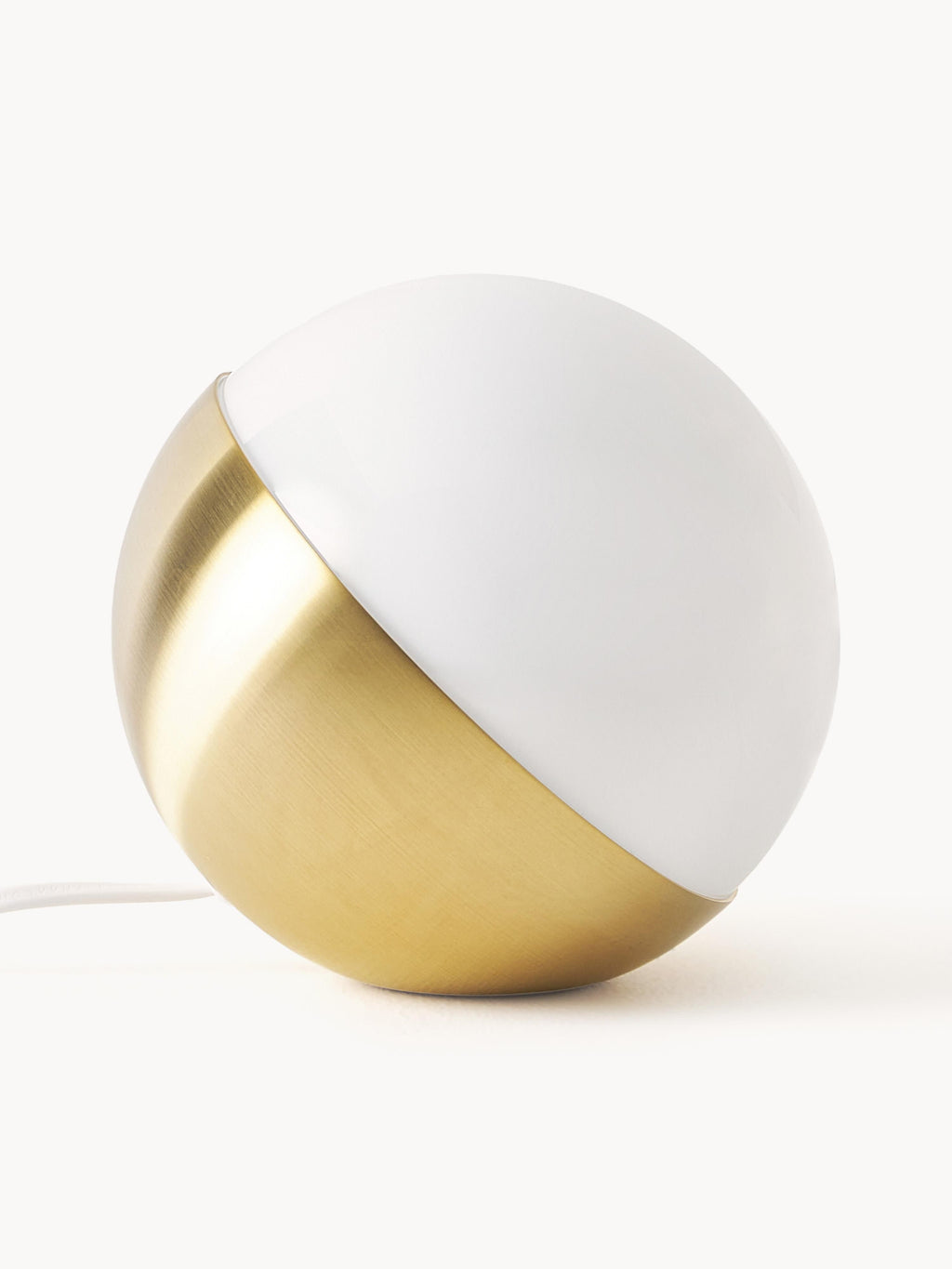 Lampe à poser soufflée bouche Askild, intensité ajustable - Laiton