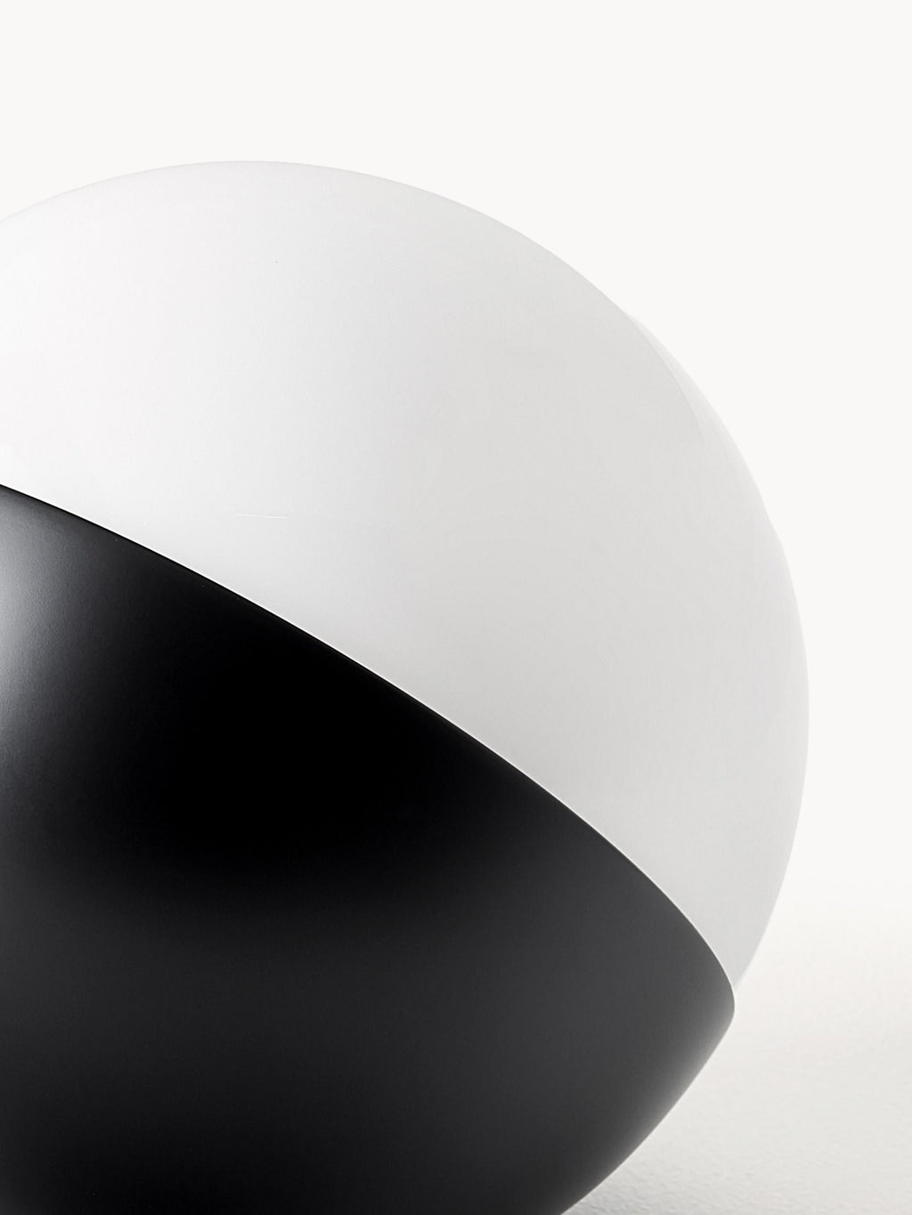 Lampe à poser soufflée bouche Askild, intensité ajustable - Noir