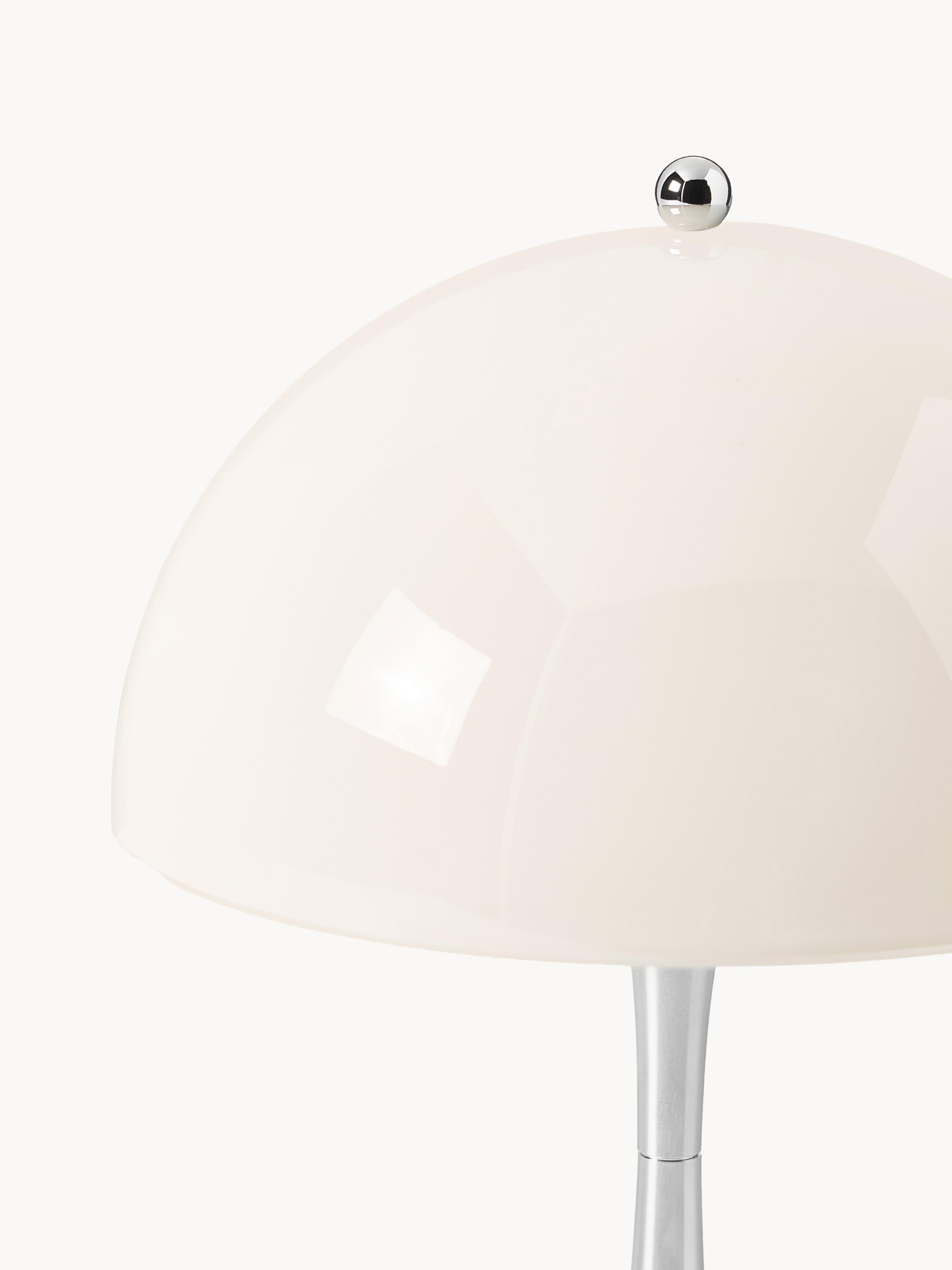 Lampe à poser LED portable à intensité variable Reiulf, design Verner Panton - Beige clair, argenté