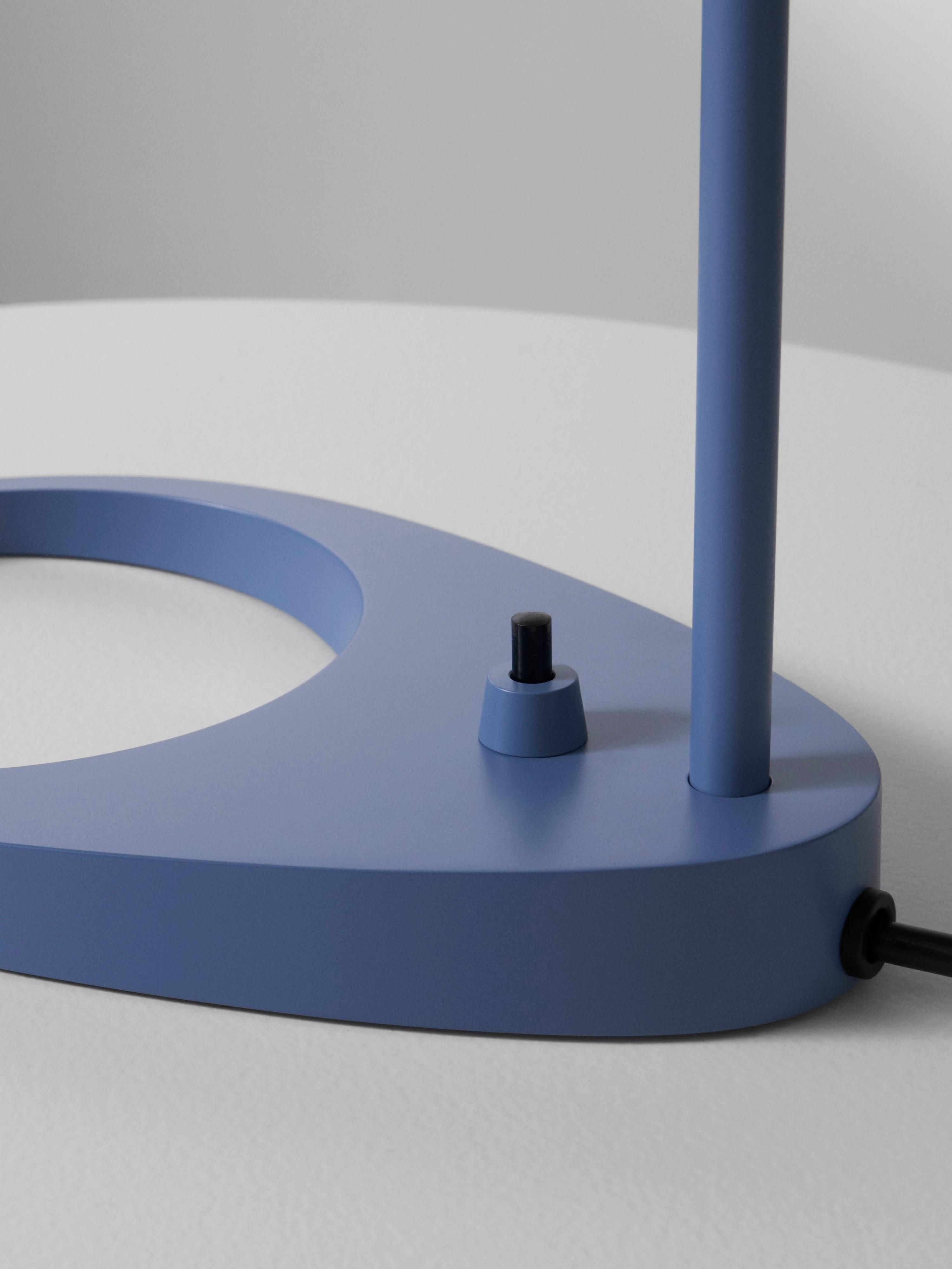Lampe de bureau Hannes - Gris-bleu