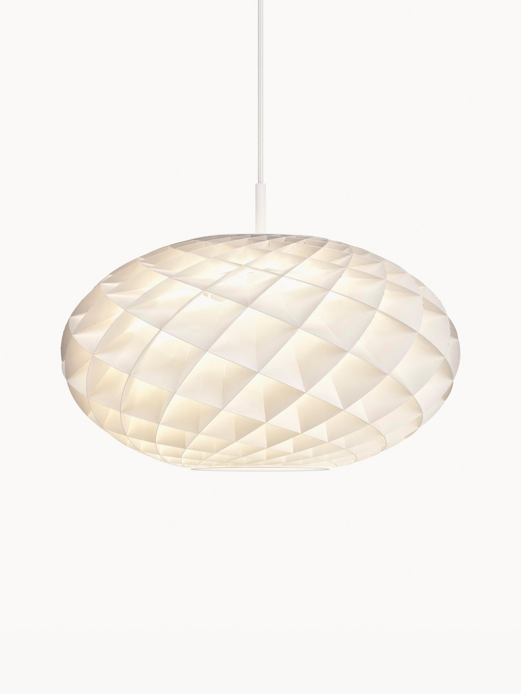 Suspension ovale Sigleif - Sans ampoule