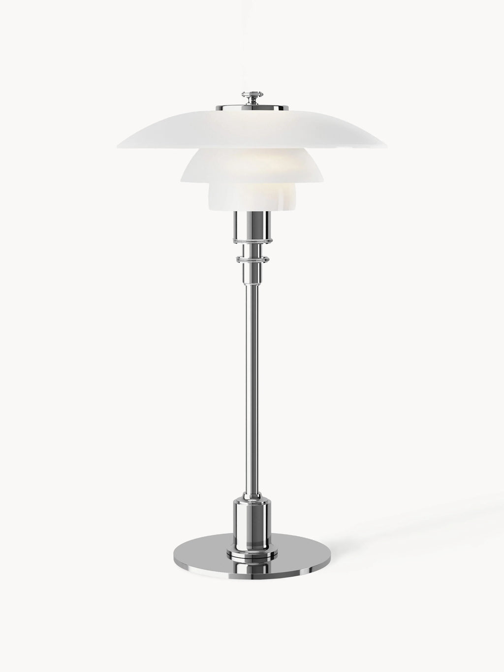 Lampe de Table LED Design Danoise en Verre et Métal