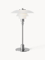 Lampe de Table LED Design Danoise en Verre et Métal