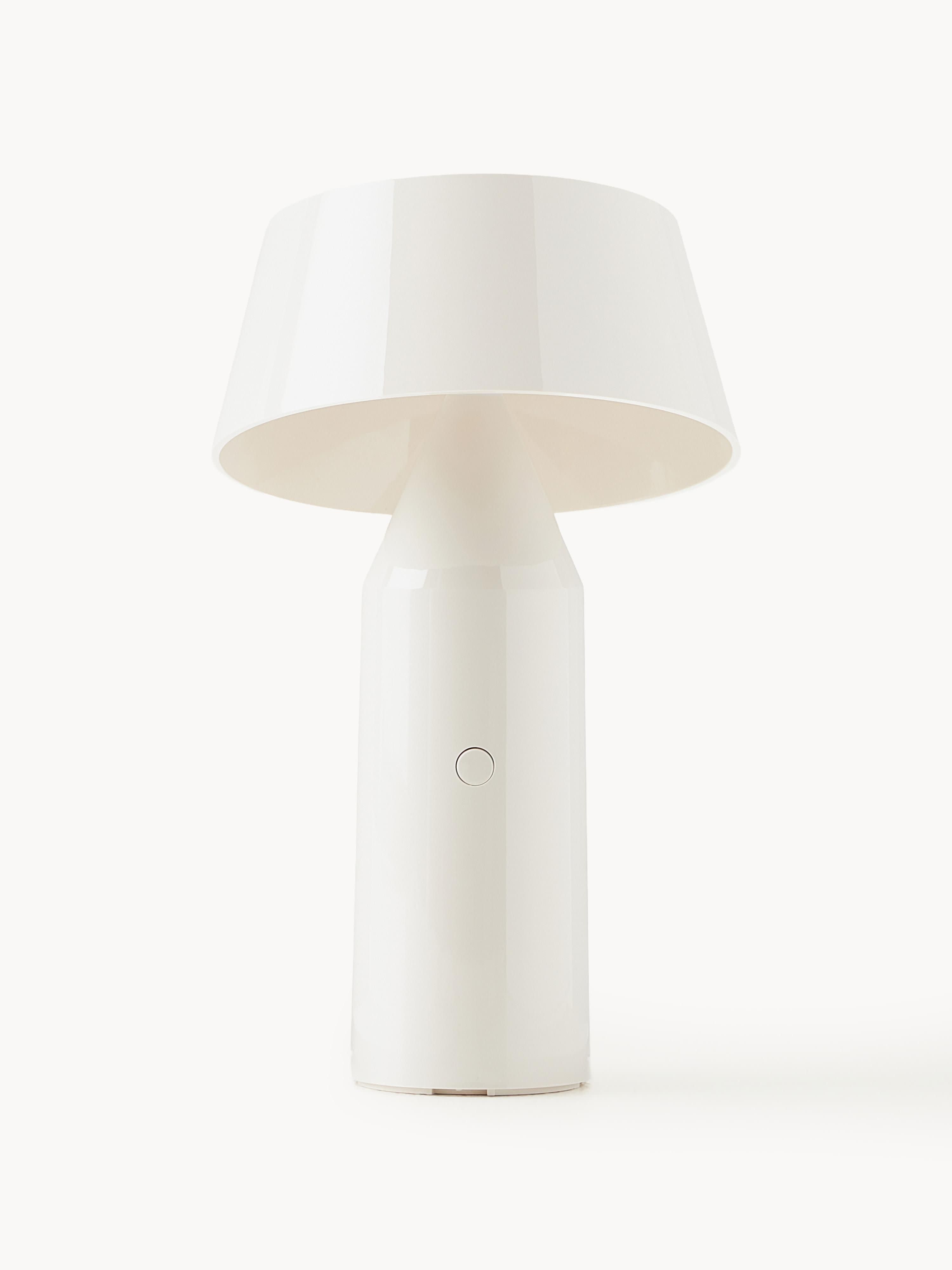 Lampe à poser LED mobile orientable Jokul, intensité ajustable - Blanc cassé haute brillance, blanc